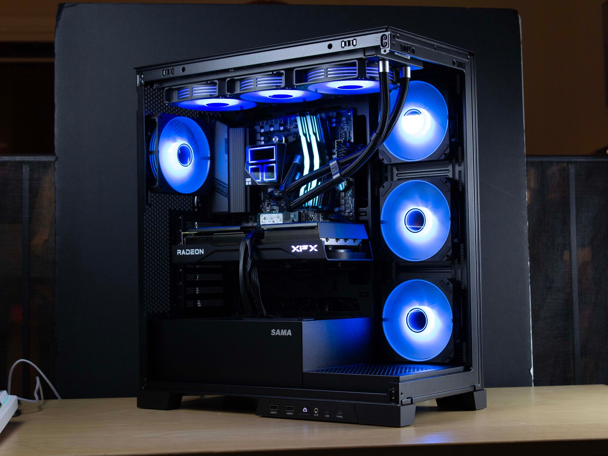 ♠️⚡🗡️Onyx V2 - 1440P Gaming PC | RX 9060 XT 16GB, Ryzen 7 5700X, 32GB RAM, 1TB SSD | ARGB 🗡️⚡♠️