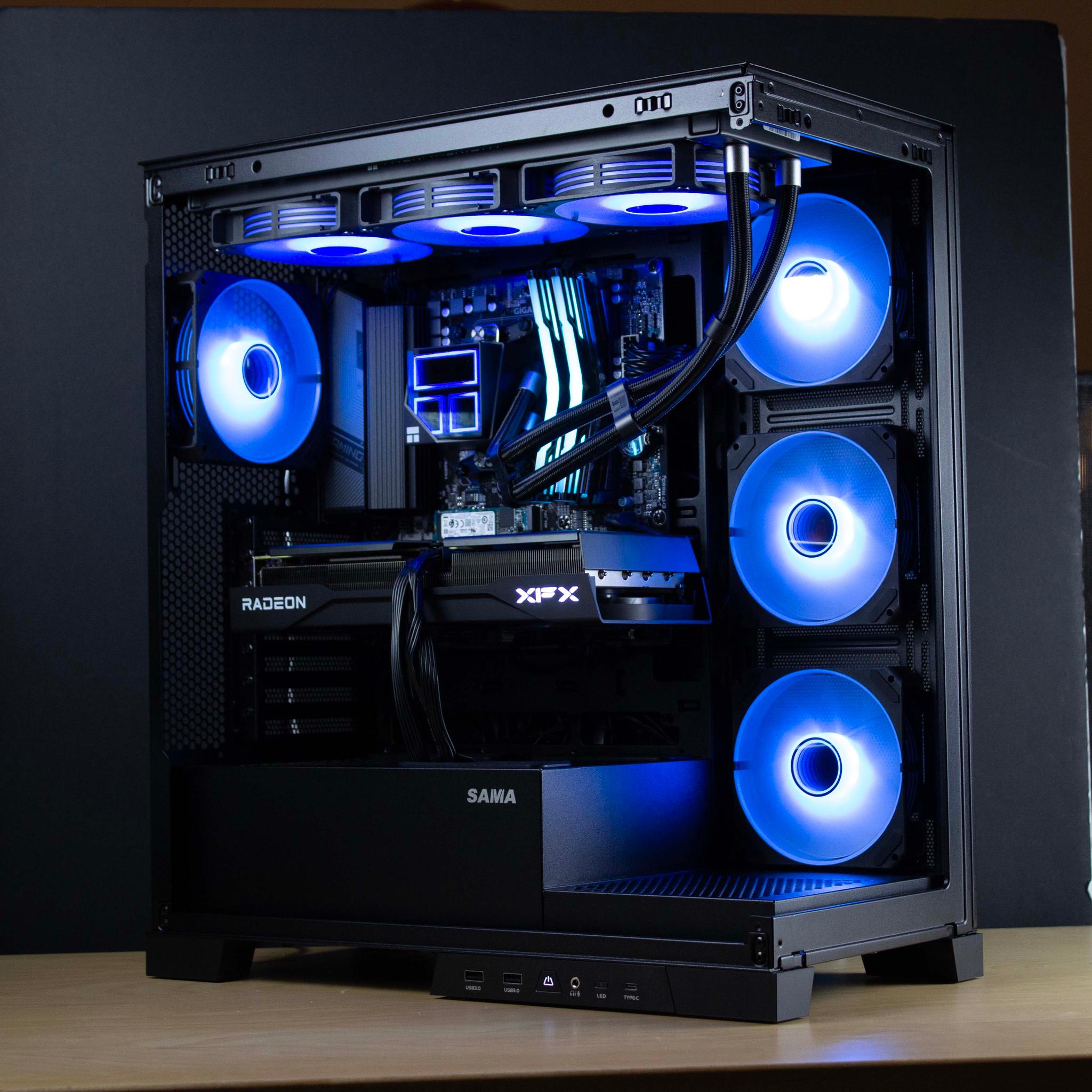 ♠️⚡🗡️Onyx V2 - 1440P Gaming PC | RX 9060 XT 16GB, Ryzen 7 5700X, 32GB RAM, 1TB SSD | ARGB 🗡️⚡♠️