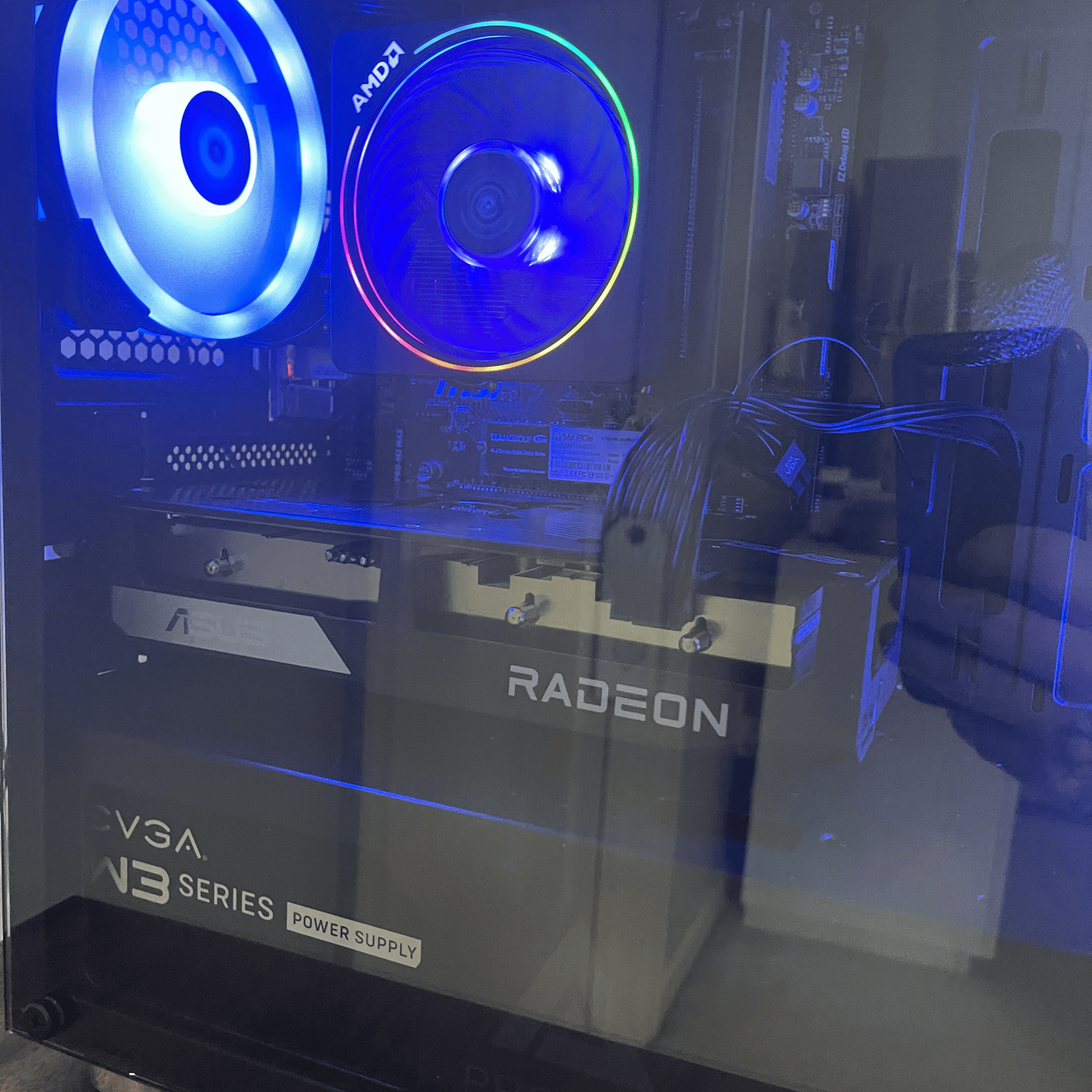 ON SALE- Budget Gamer Build Ryzen 3600x Micro Atx Gaming PC ,6600xt AMD 