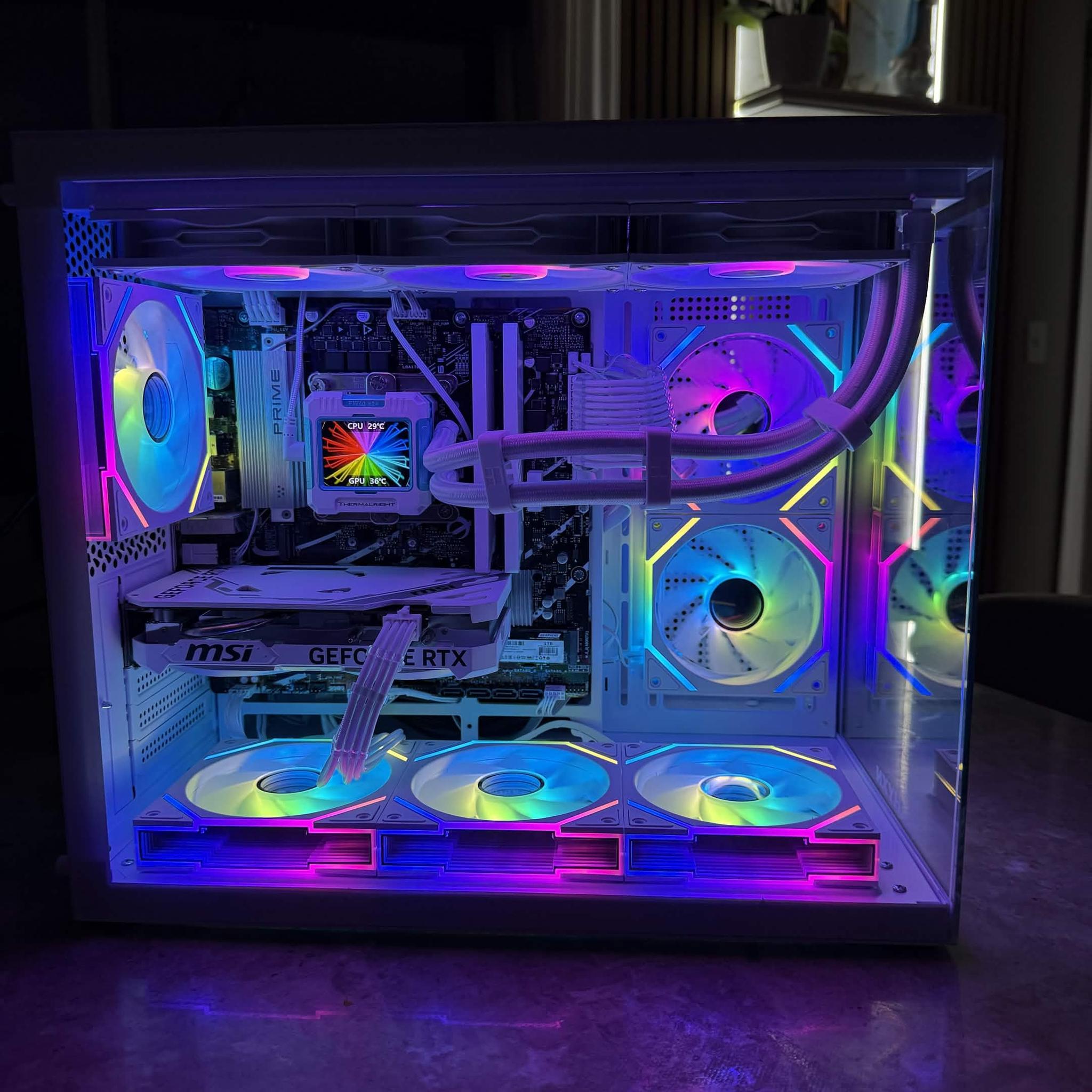 ❄️ Clean White RTX 4060 Build ❄️ i7-13700KF • DDR5 • 1TB NVMe • AIO Cooled