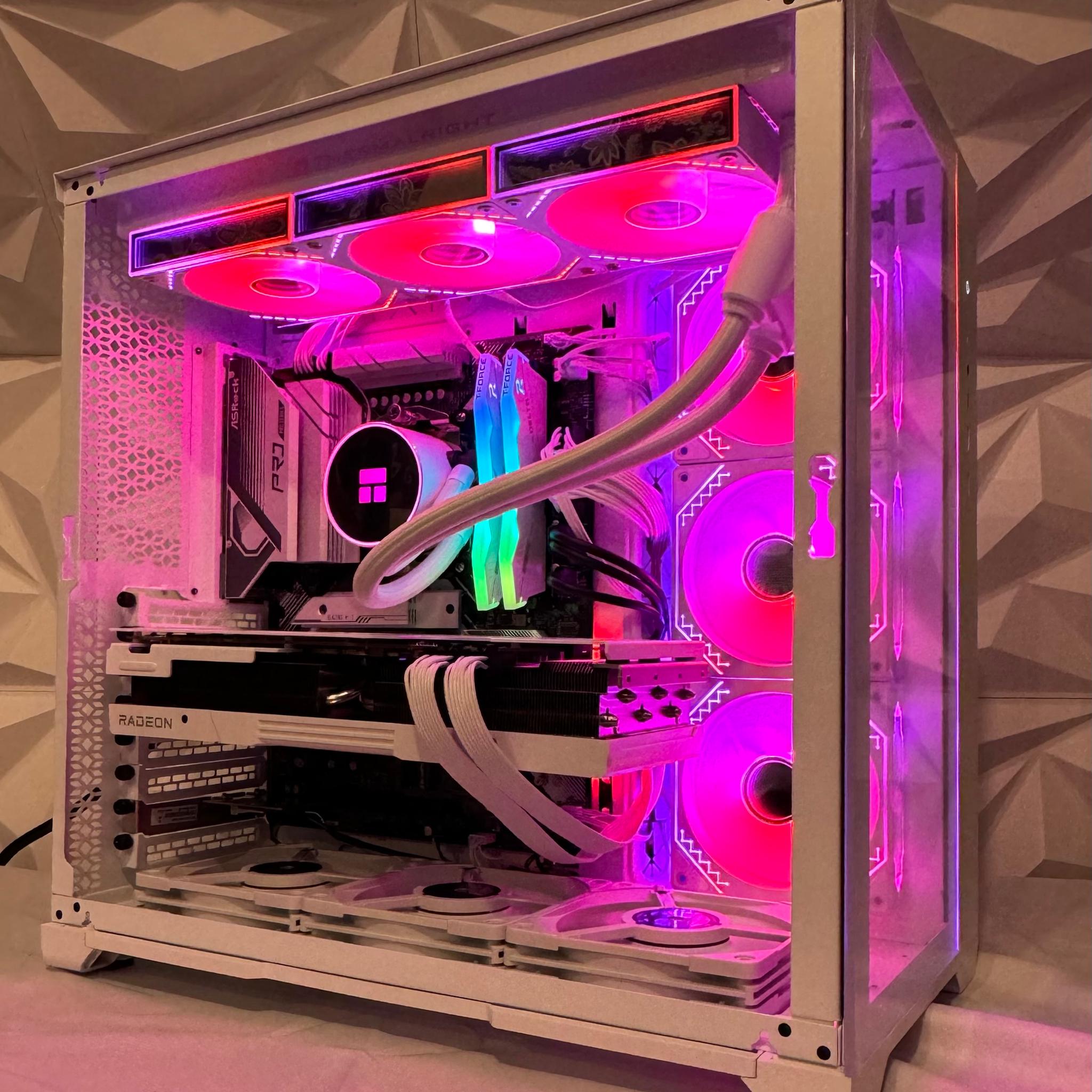 “WHITE WOLF” RX 7900 XTX, AMD Ryzen 7 7800X3D, 32GB DDR5, 2TB NVME