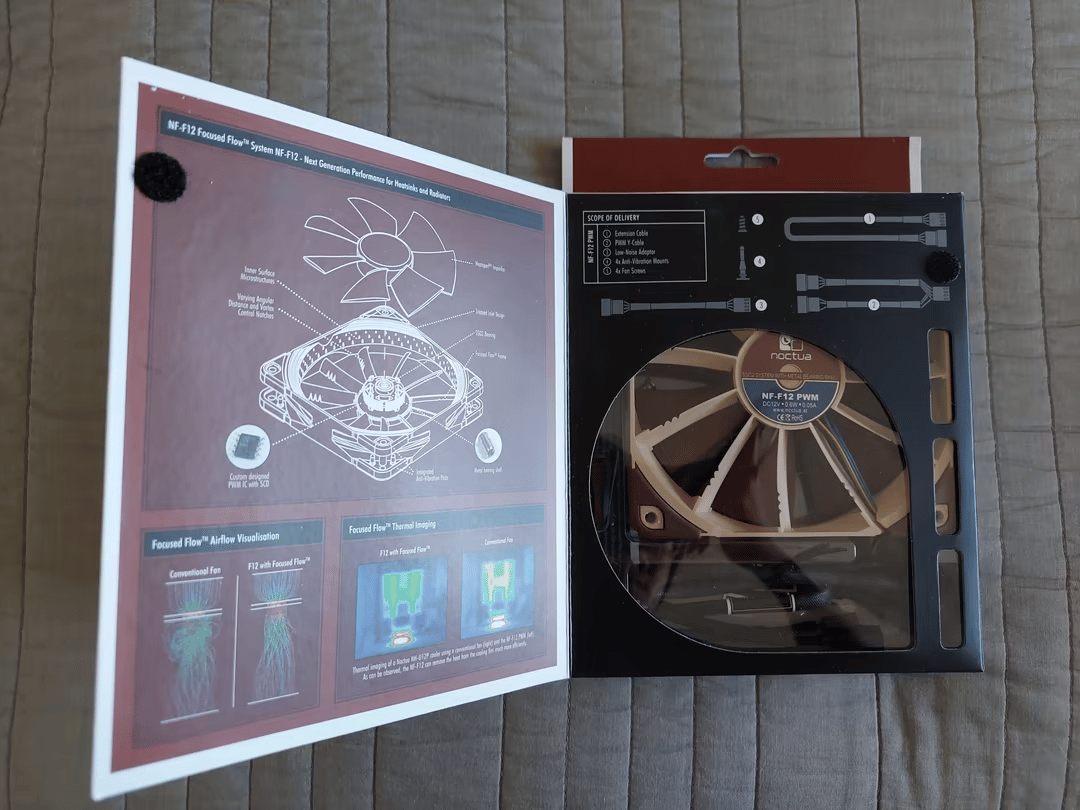 Noctua NF-F12 PWM Case Fan (120mm)