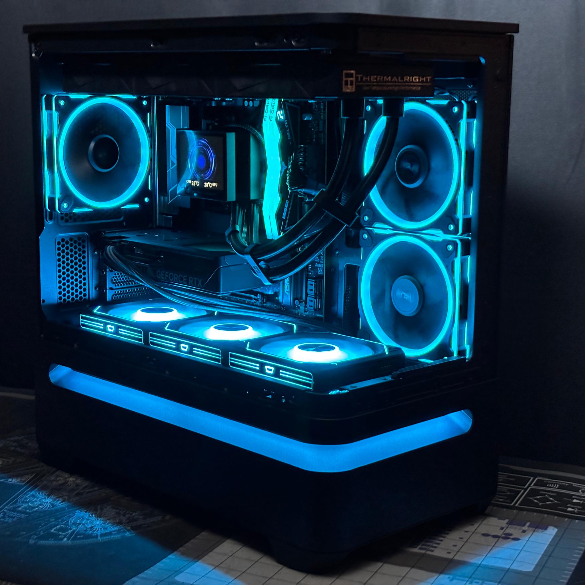 💙TRON PC💙 RTX 5060 | Ryzen 7600X | 16gb DDR5 | 1 TB M.2 SSD