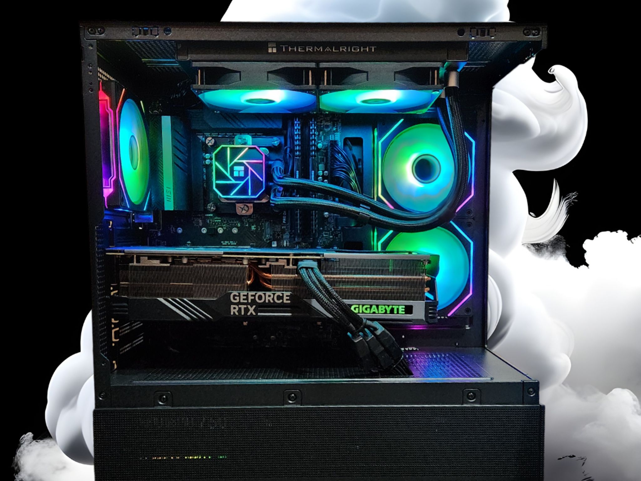 👑Monarch⚔️: RTX 4080 | Intel I7 12700KF | 32GB DDR4 RAM | 2TB SSD | 5 RGB Fans | Black RGB PC