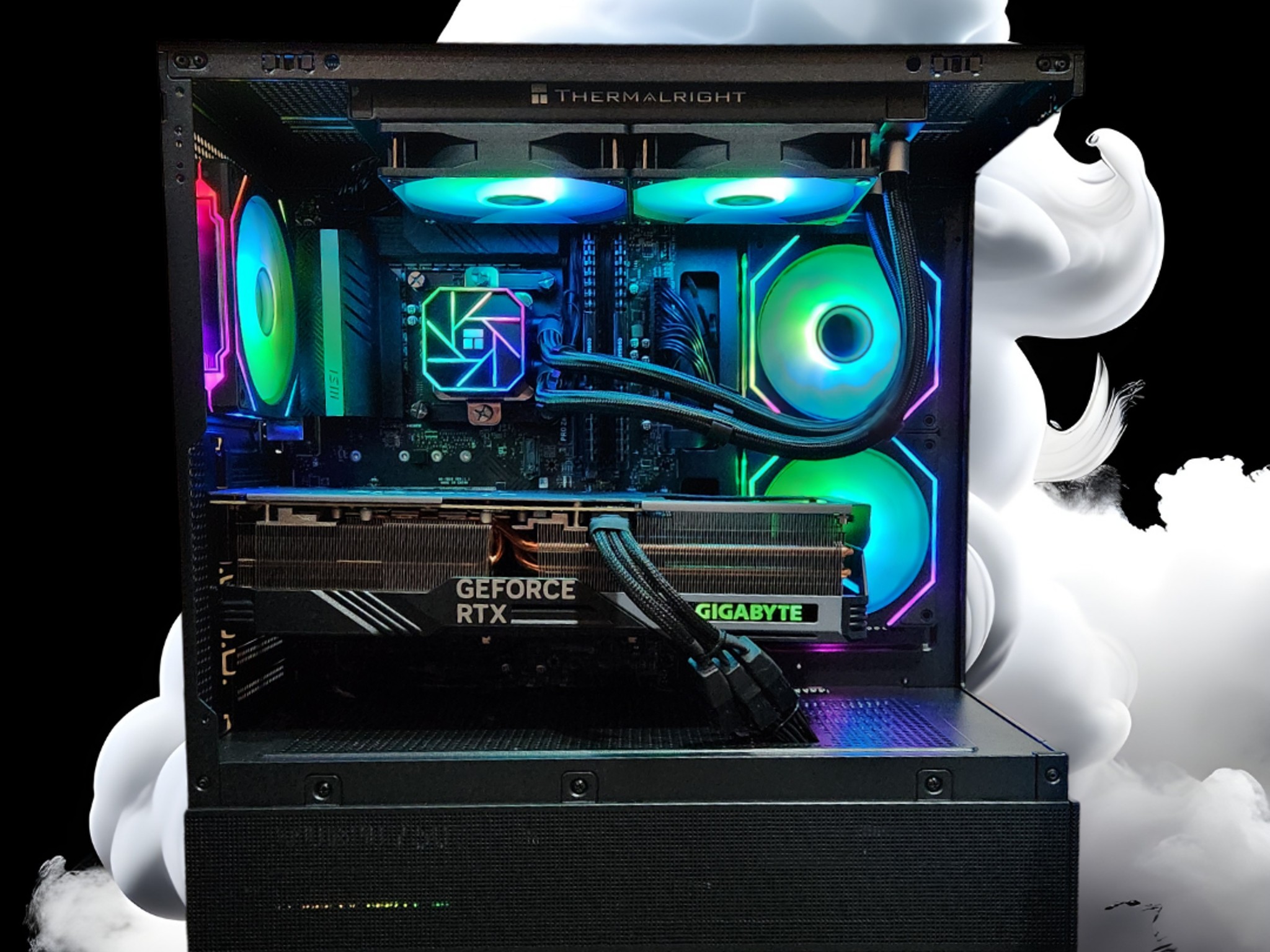 👑Monarch⚔️: RTX 4080 | Intel I7 12700KF | 32GB DDR4 RAM | 2TB SSD | 5 RGB Fans | Black RGB PC