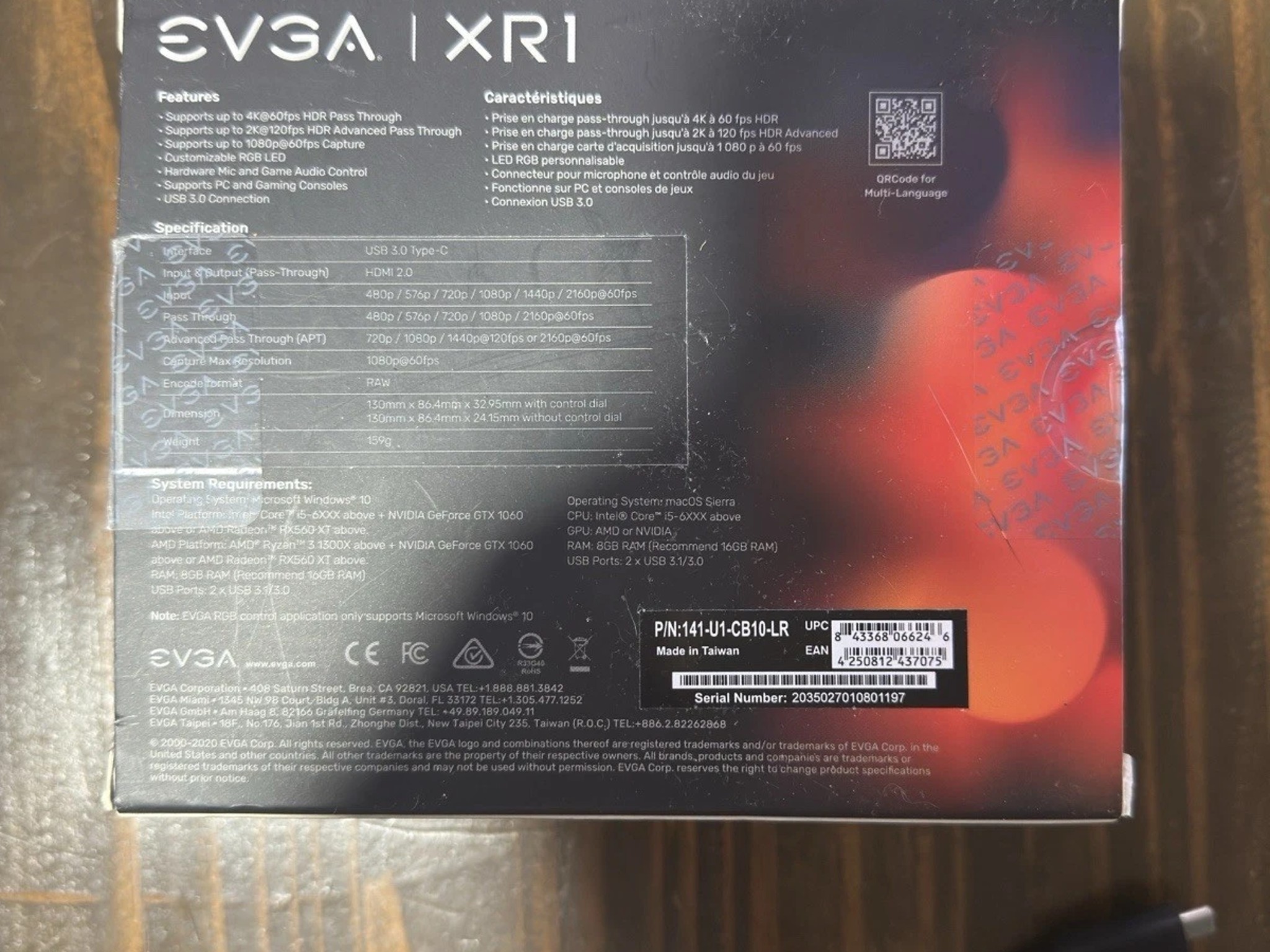 EVGA XR1 First Generation Video Capture Card (External)