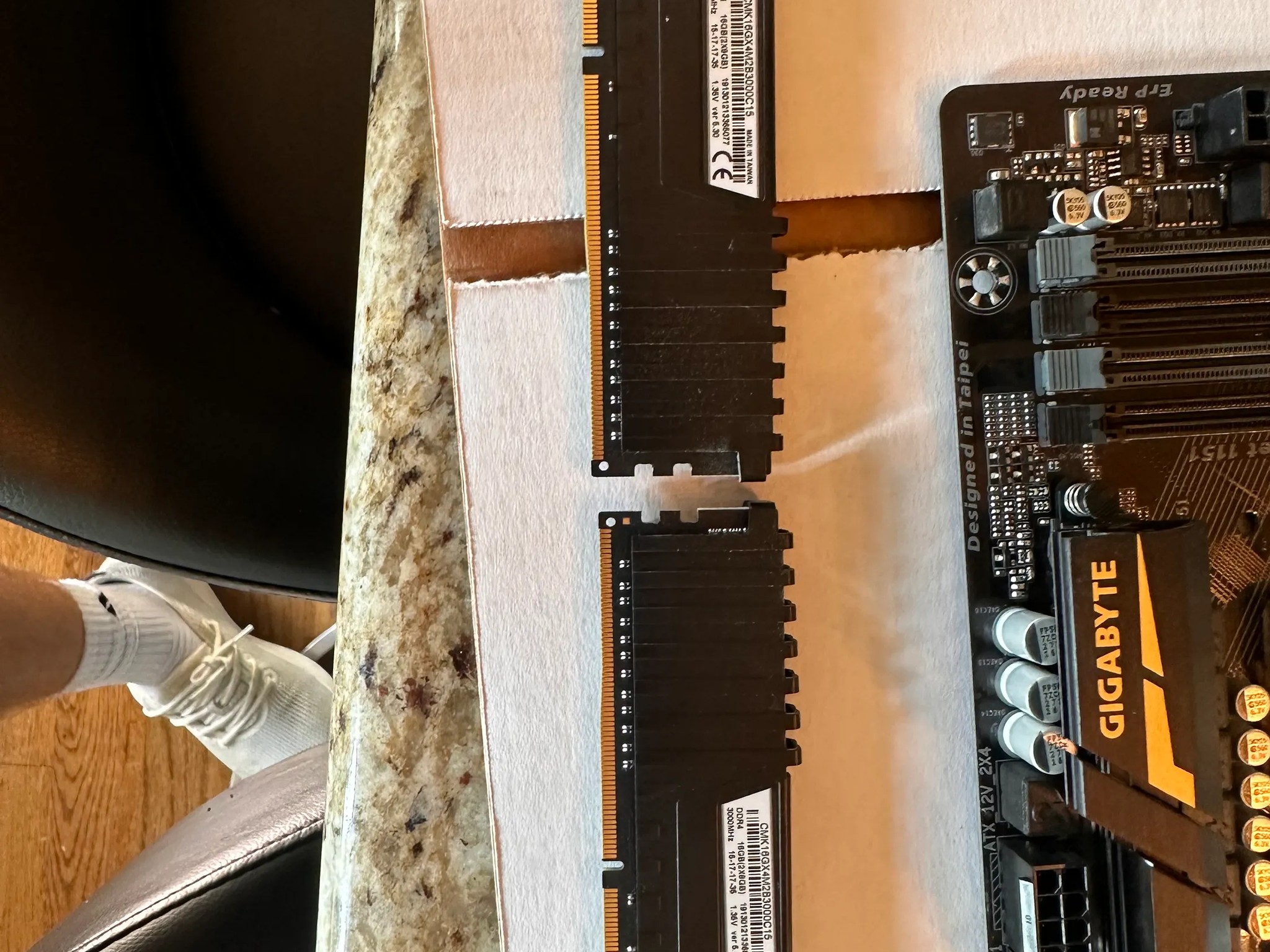 Corsair Vengeance LPX Ram, DDR4 3000 MHz, 2 x 8 GB Sticks, 16GB Total