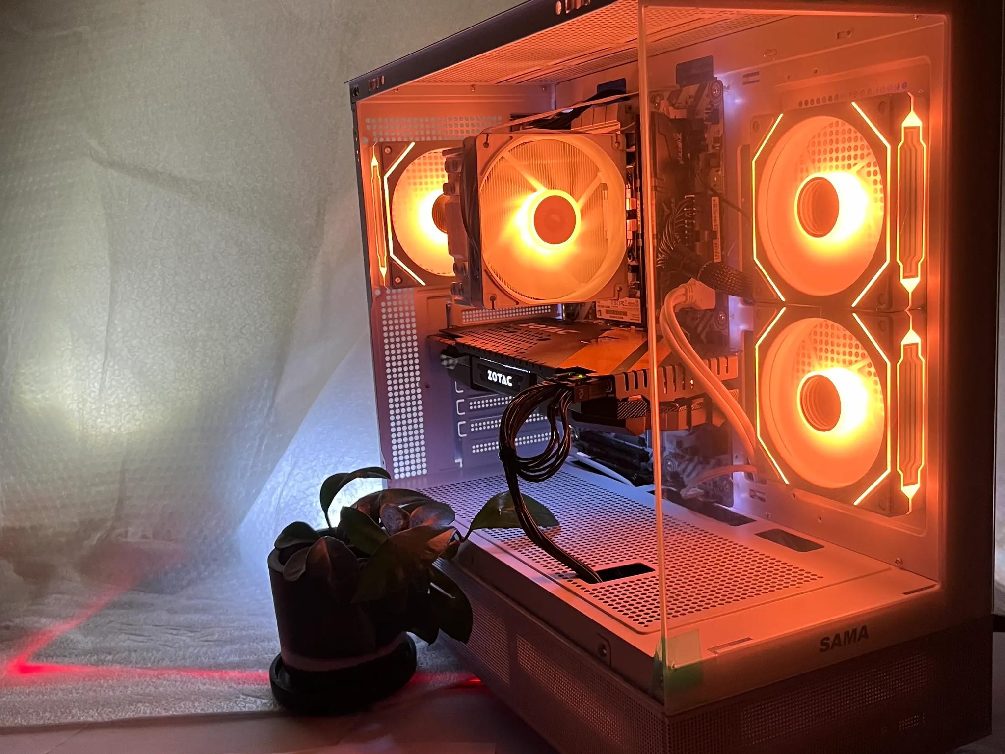 CUSTOM WHITE GAMING PC! (RYZEN 5 5500+NVIDIA GTX 1070) 100FPS BLACKOPS 6 FORTNITE VALORANT