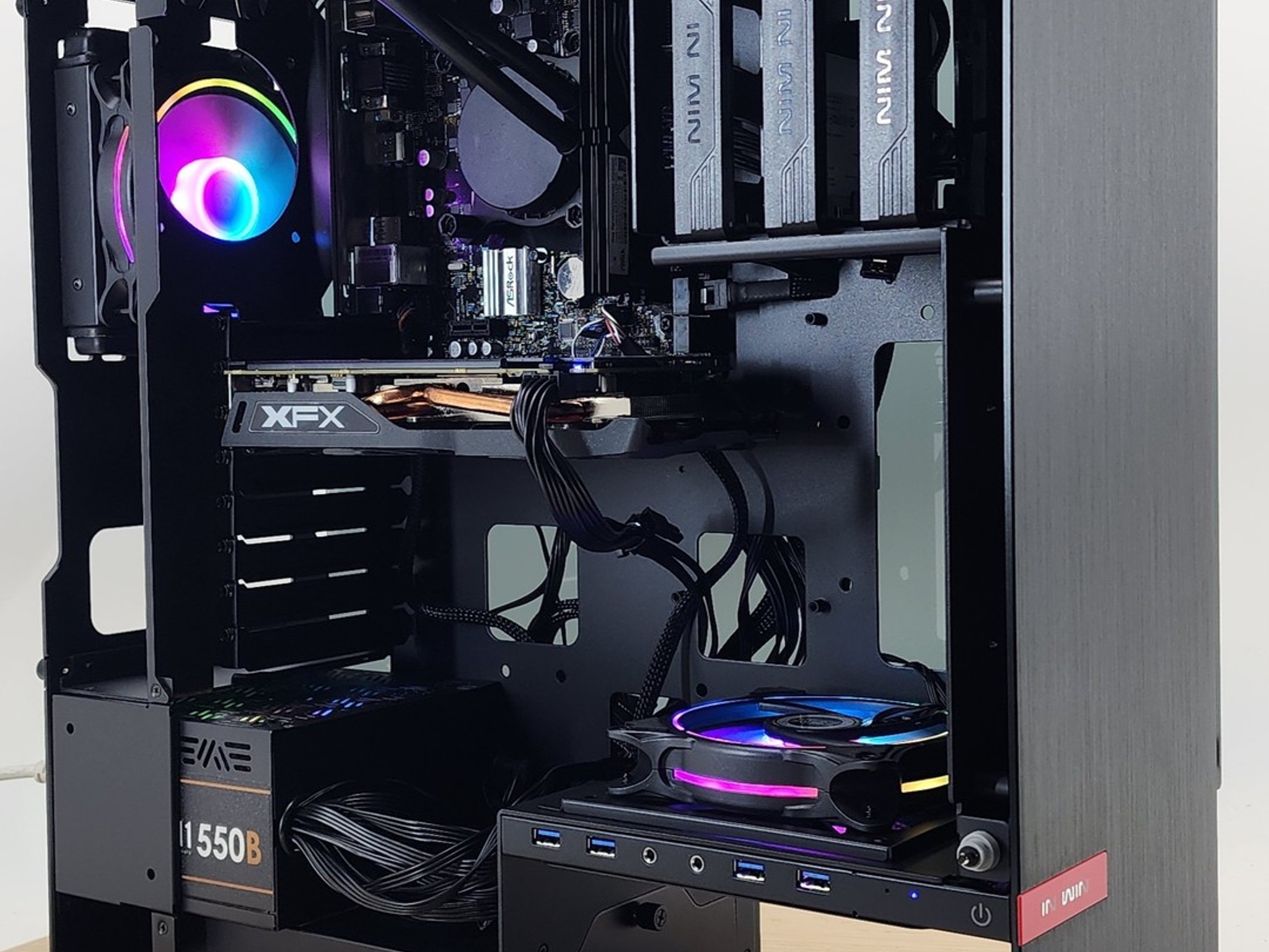Gaming PC i5-9400F 16GB RAM 500GB SSD RX 580 8GB Windows 11 Computer