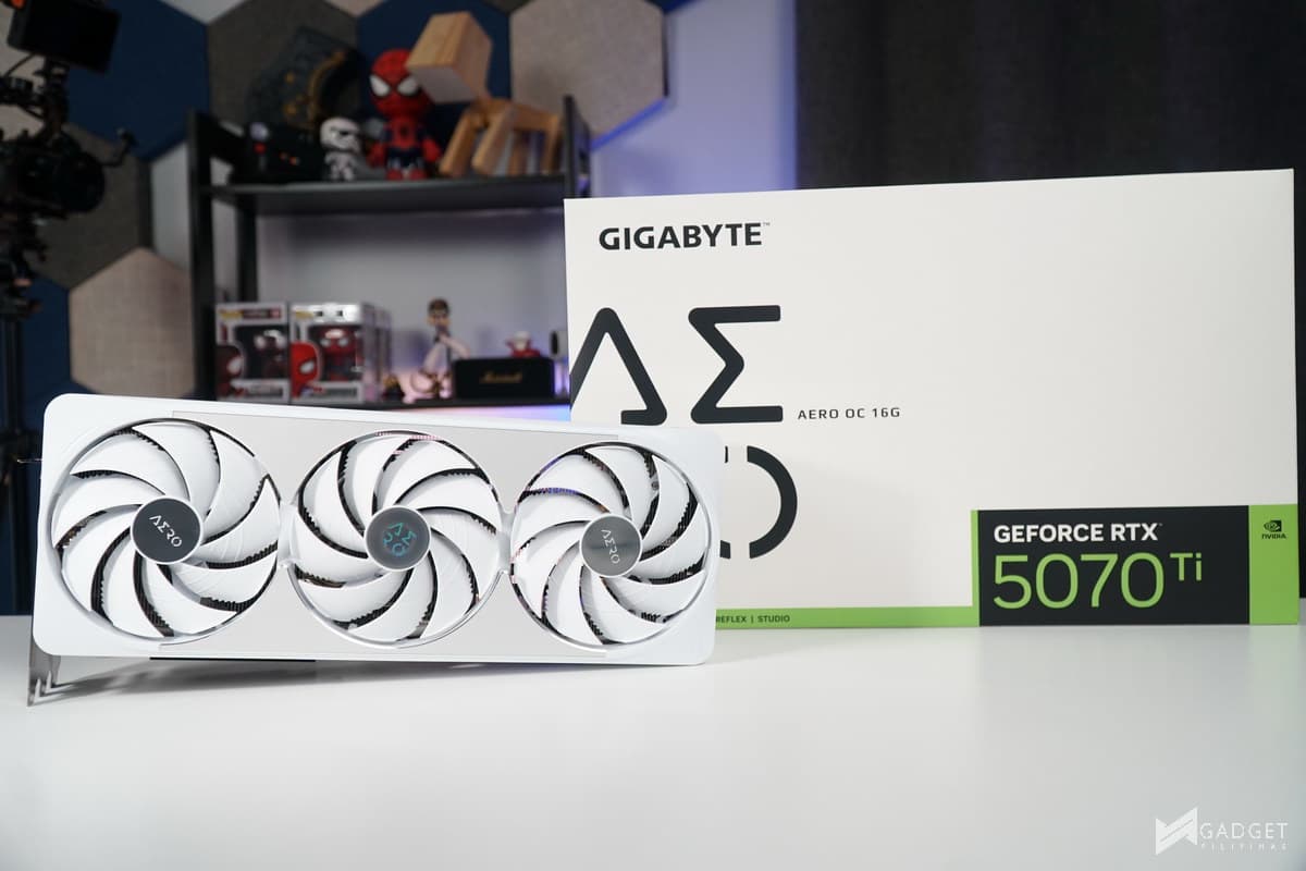 GIGABYTE - NVIDIA GeForce RTX 5070 Ti AERO OC 16G GDDR7 PCI Express 5.0 - White