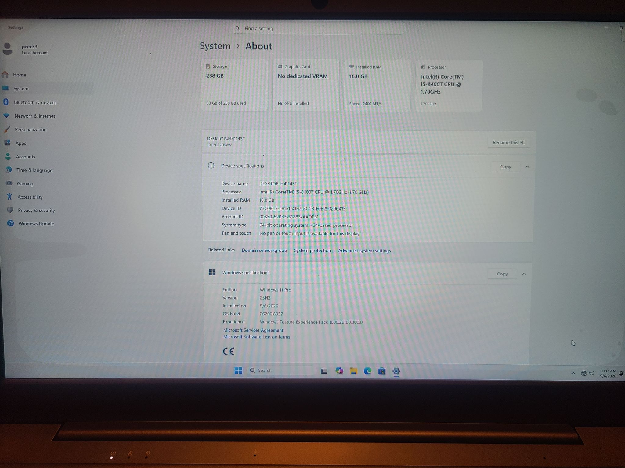 Lenovo ThinkCentre M720Q TINY with Radeon RX 6400 LP (XFX SPEEDSTER SWFT105)