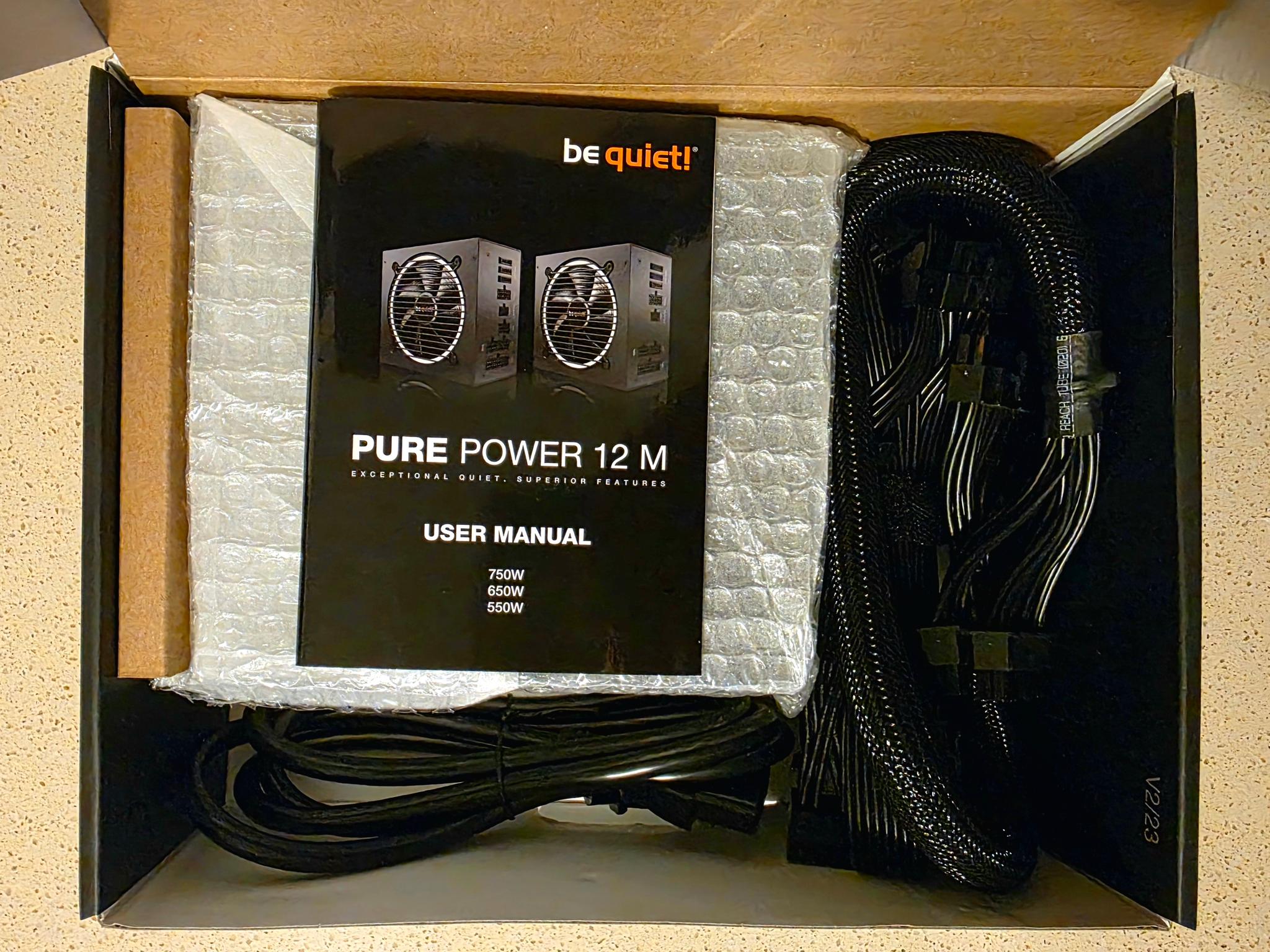 be quiet! Pure Power 12 M 750W 80+Gold