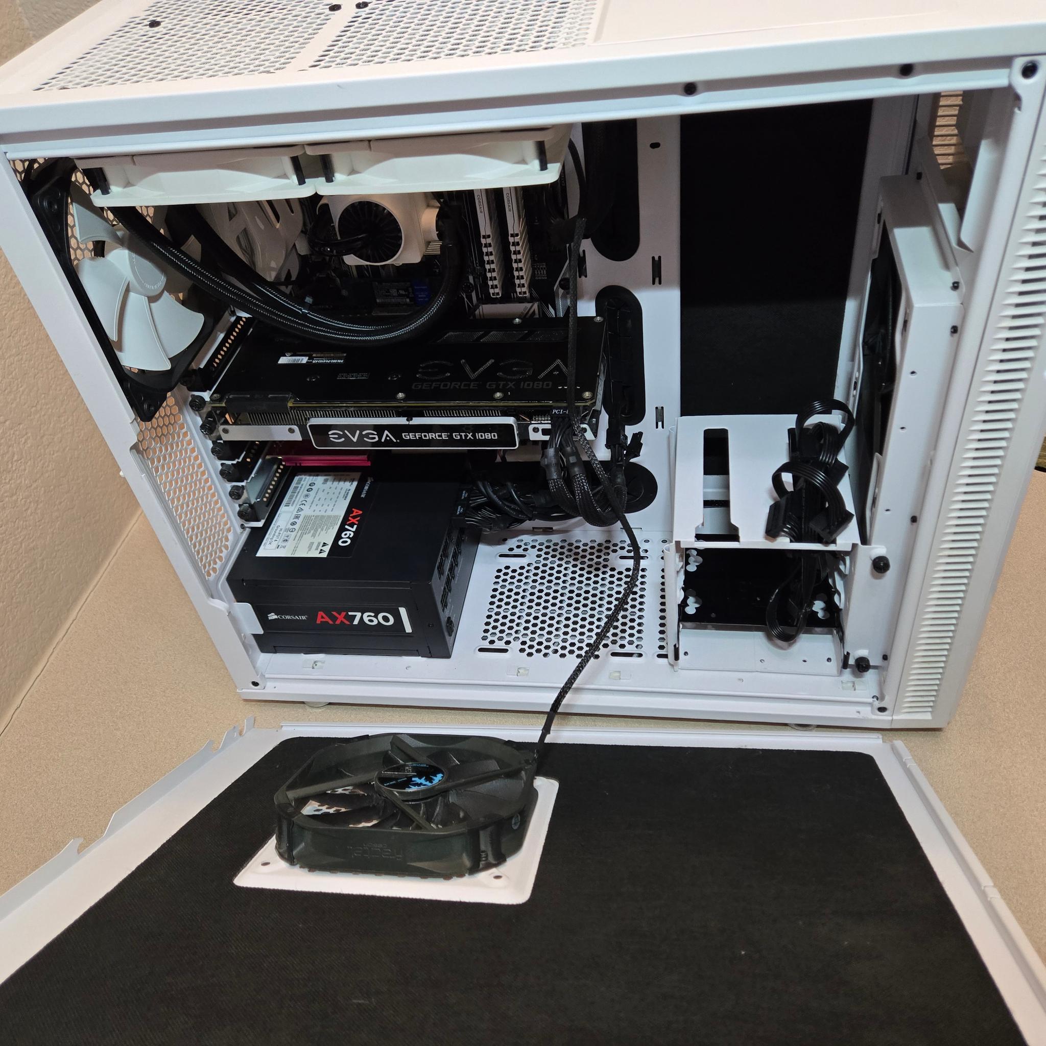 Custom White Gaming Rig | Intel i7-7700K + NVIDIA EVGA GTX 1080 SC – Built to Dominate