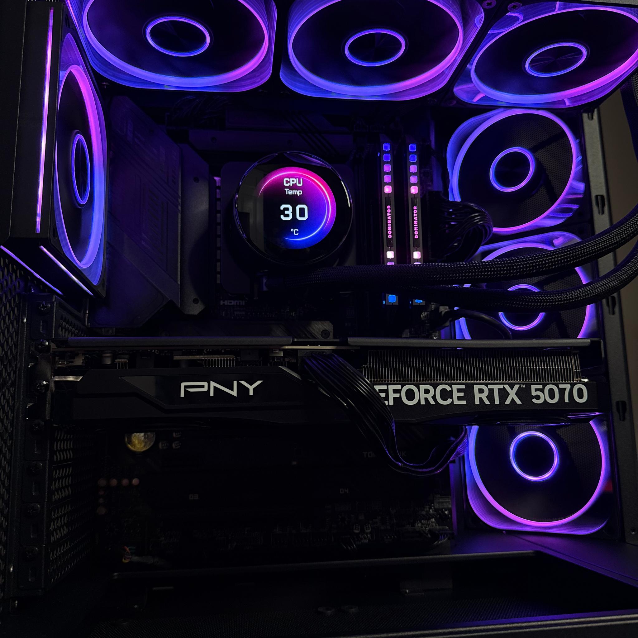 ✨💜 AORURA | RTX 5070 + i9-14900KF | 32GB RAM | 2TB Gen4 NVMe — Ultra High-End Gaming PC
