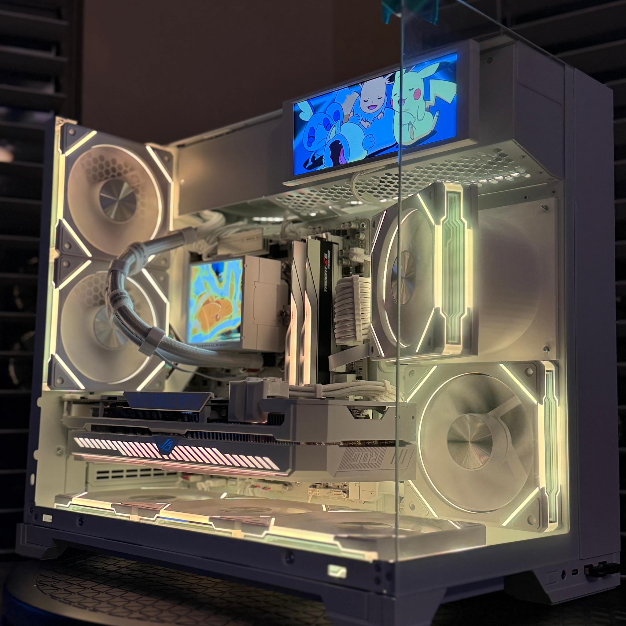 NEW Ryzen 5 7600X | ASUS ROG RTX 3070 White | 32GB DDR5 | 1TB | LCD AIO
