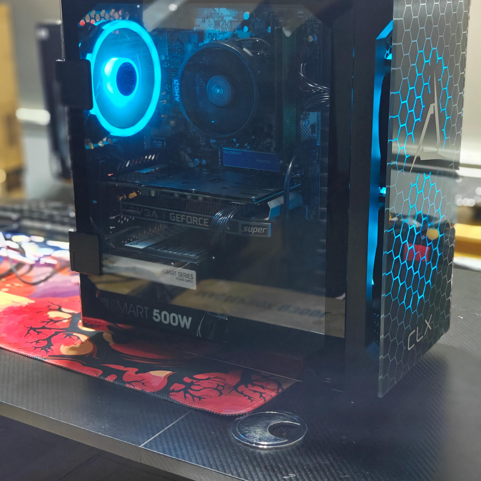 Gaming PC|AMD Ryzen 5 2600|16 GB DDR4 |1 TB NVME SSD|EVGA NVIDIA GEFORCE GTX 1660S|Windows 11 Home