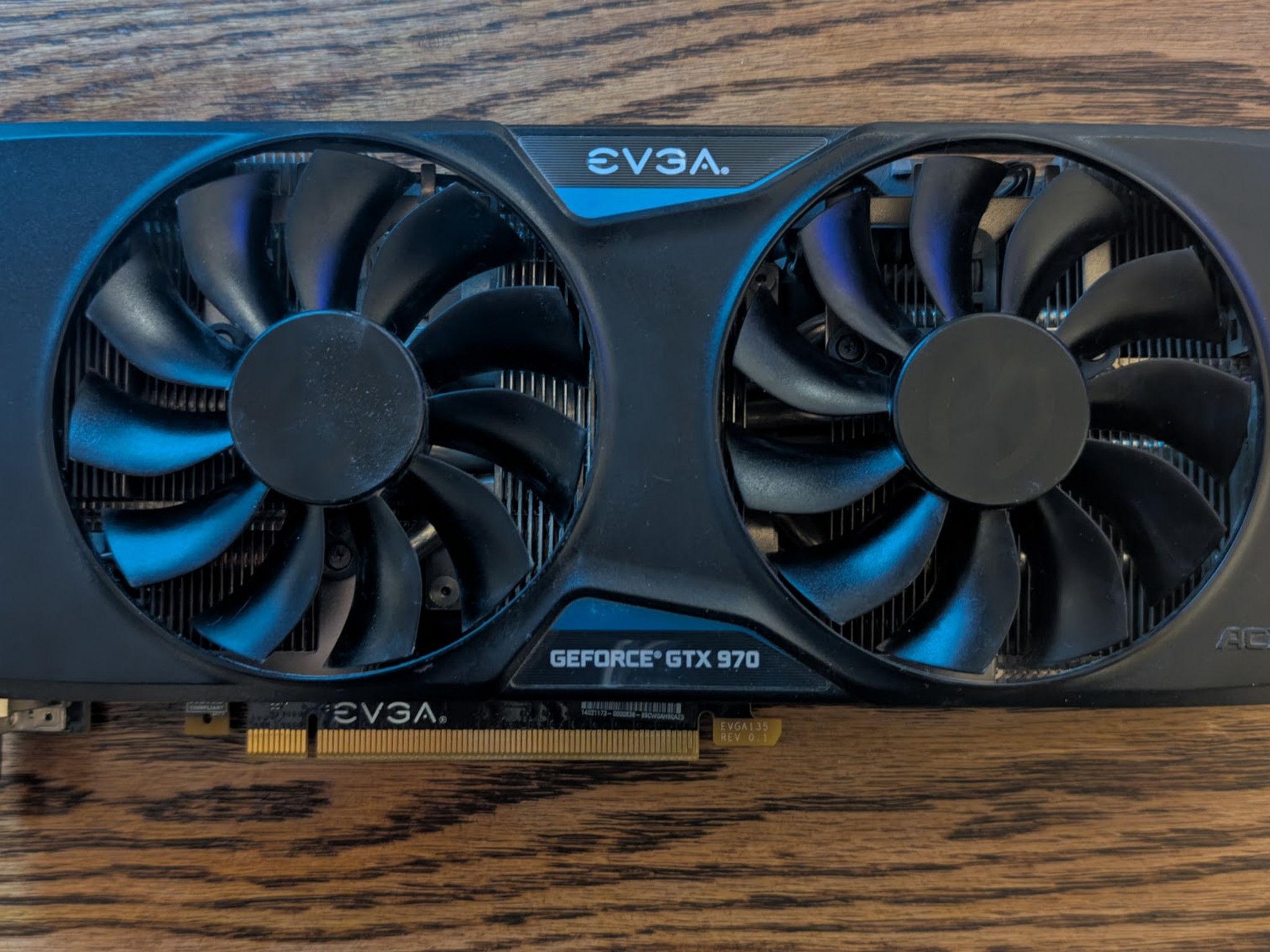 EVGA GTX970, normal usage, still works great