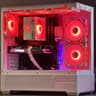 White RGB 1080P Gaming PC | RTX 4060 8GB | R5 5500 | 16 GB DDR4 | 1 TB SSD | WIFI+Bluetooth