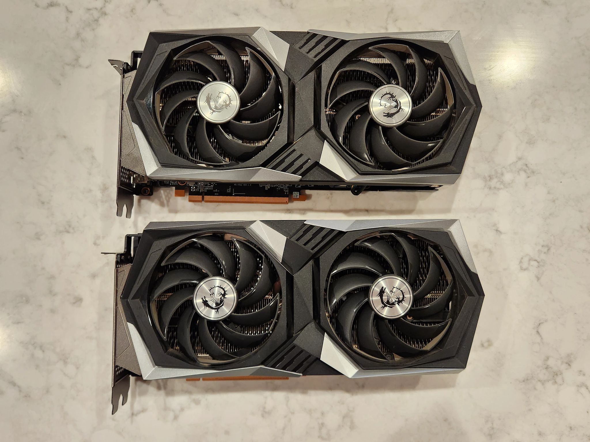 FOR BUBBLETEABUILDS | 2x RX 6600XT 8GB (MSI Gaming X) - Used