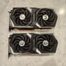 FOR BUBBLETEABUILDS | 2x RX 6600XT 8GB (MSI Gaming X) - Used