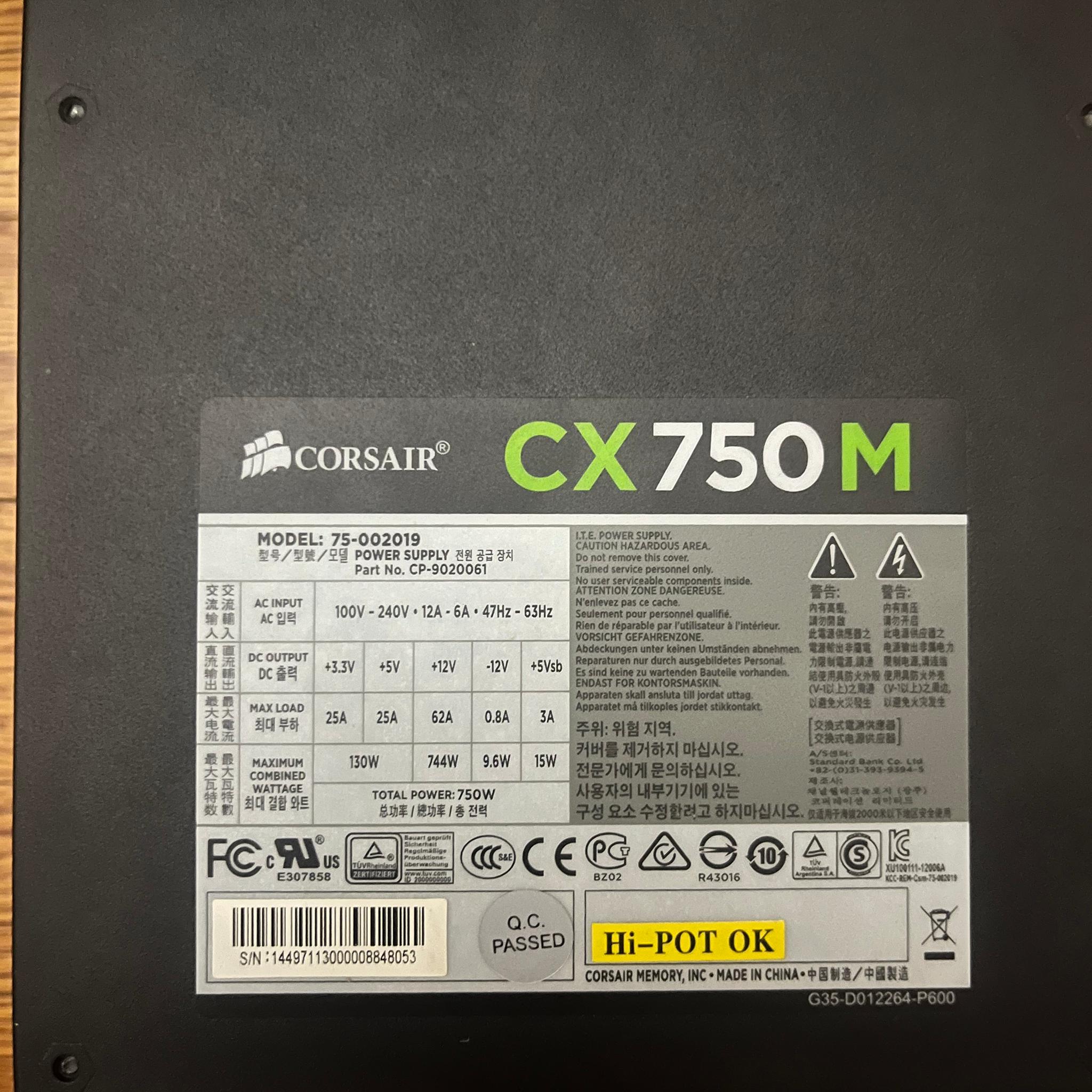 Corsair CX750M