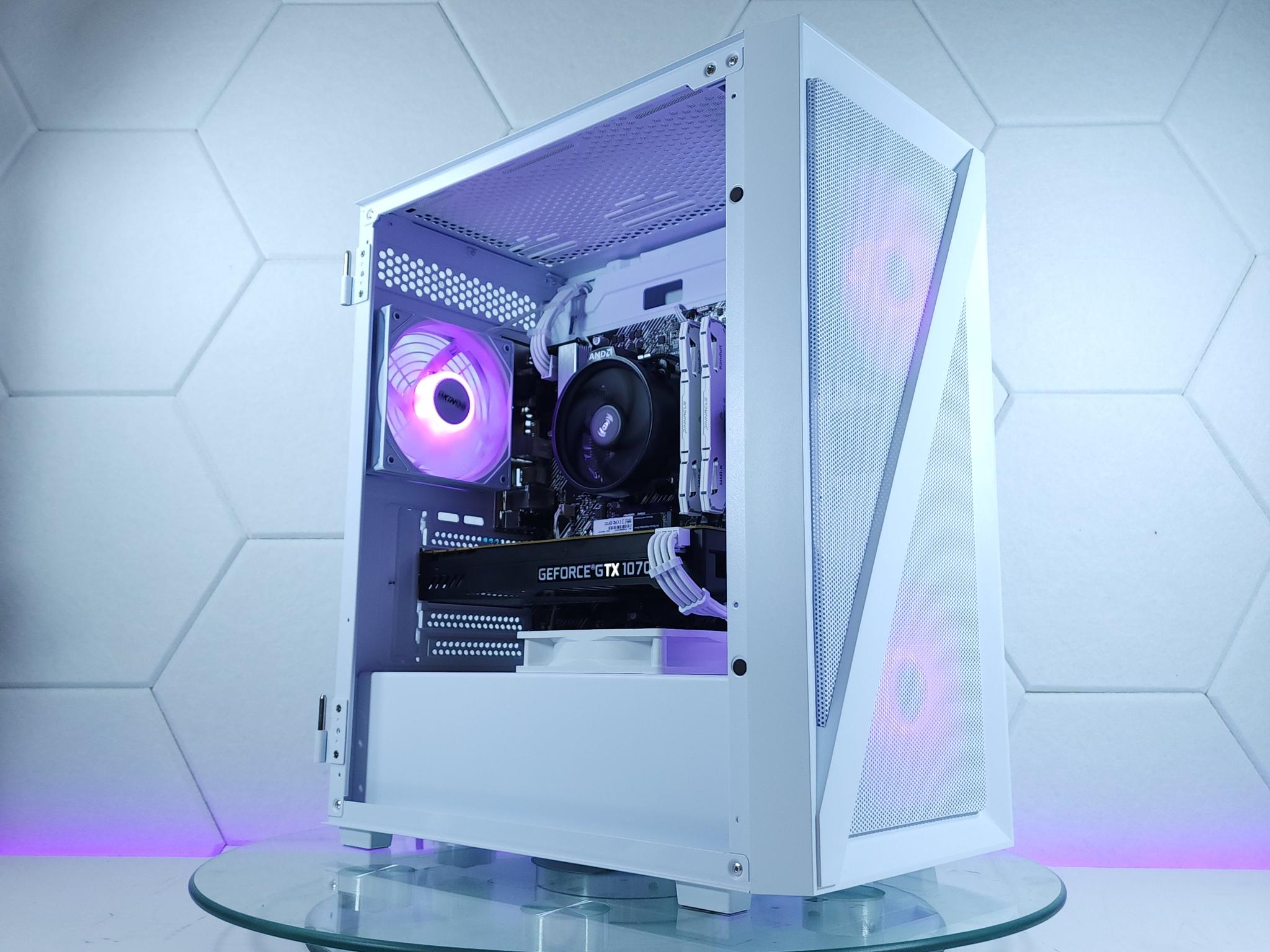 💜GTX 1070Ti●Ryzen 3 4100●1080p Gaming Computer