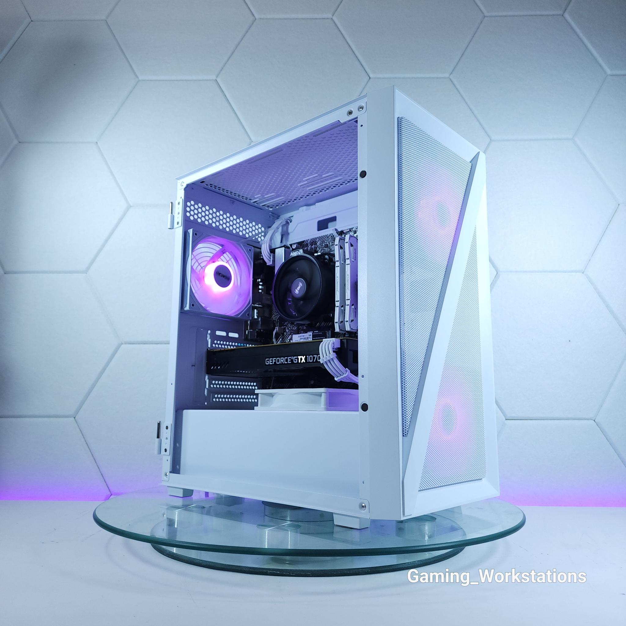 💜GTX 1070Ti●Ryzen 3 4100●1080p Gaming Computer