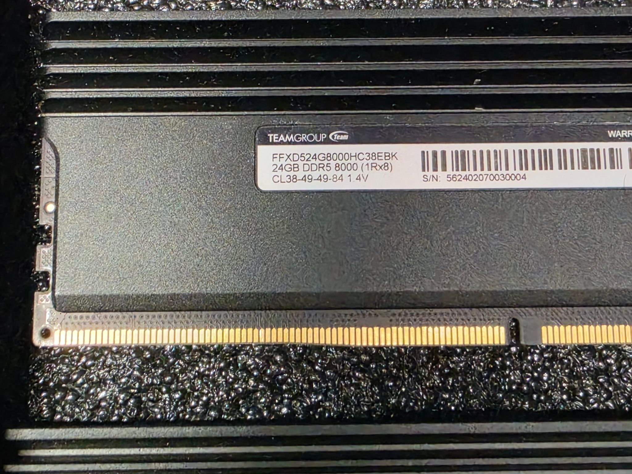TEAMGROUP T-FORCE Xtreem 48GB (2x24GB) DDR5-8000 CL38 288-Pin DIMM