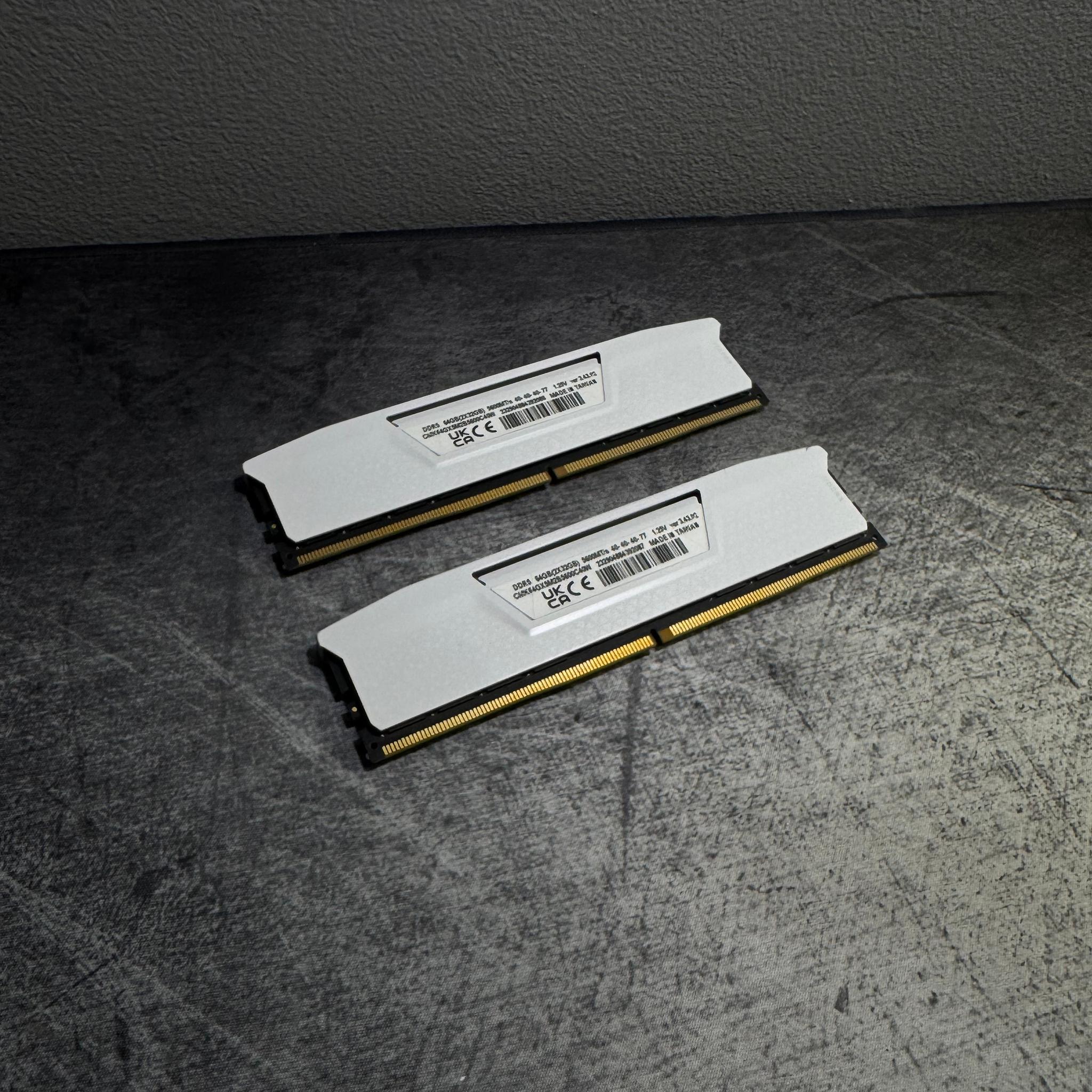 White DDR5 64GB (2x32) 5600MHz Small Form Factor