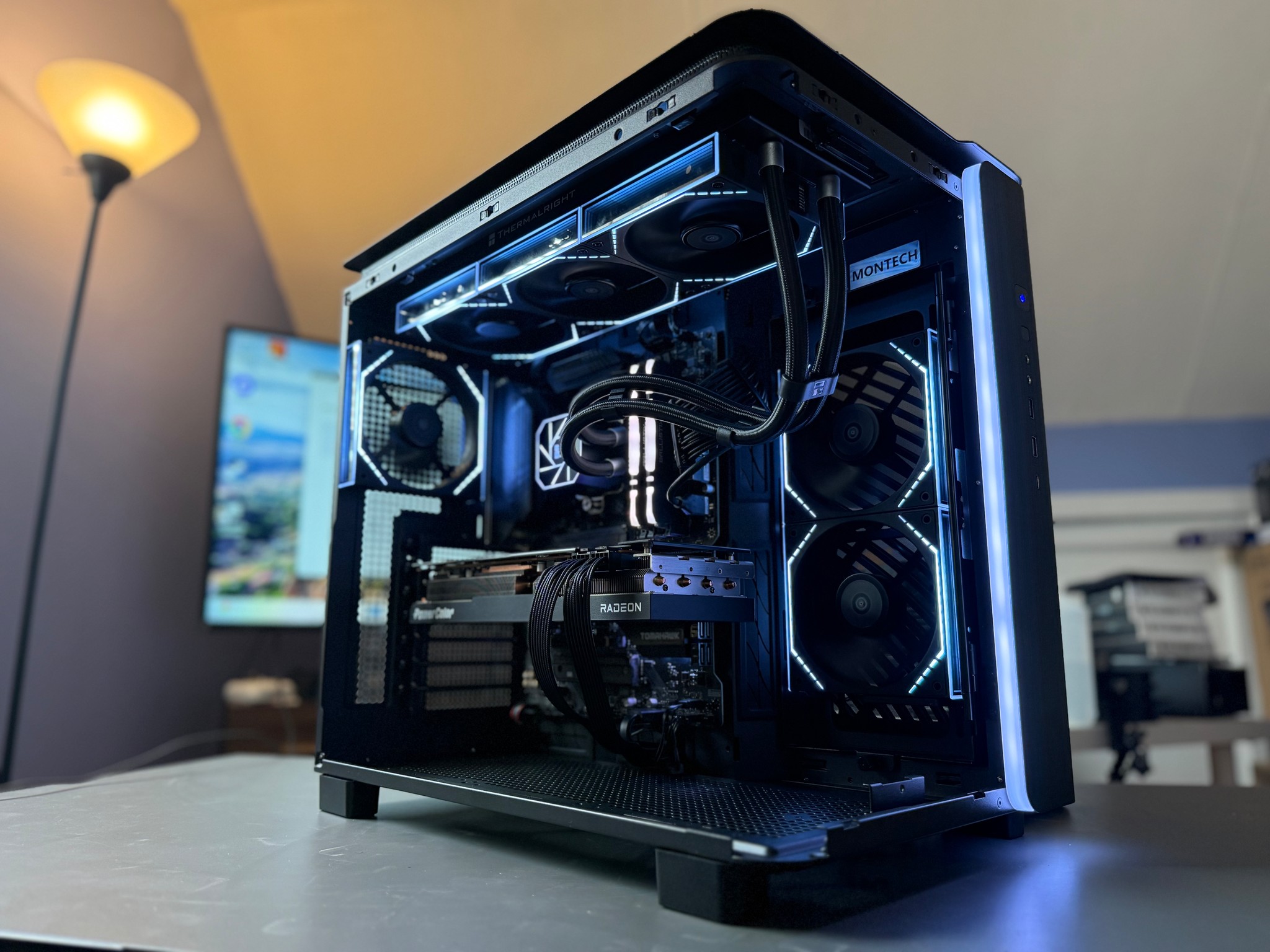 RGB 1440p Gaming PC – 7700 XT | Ryzen 7 5700X | 32GB DDR4 | 2TB NVMe