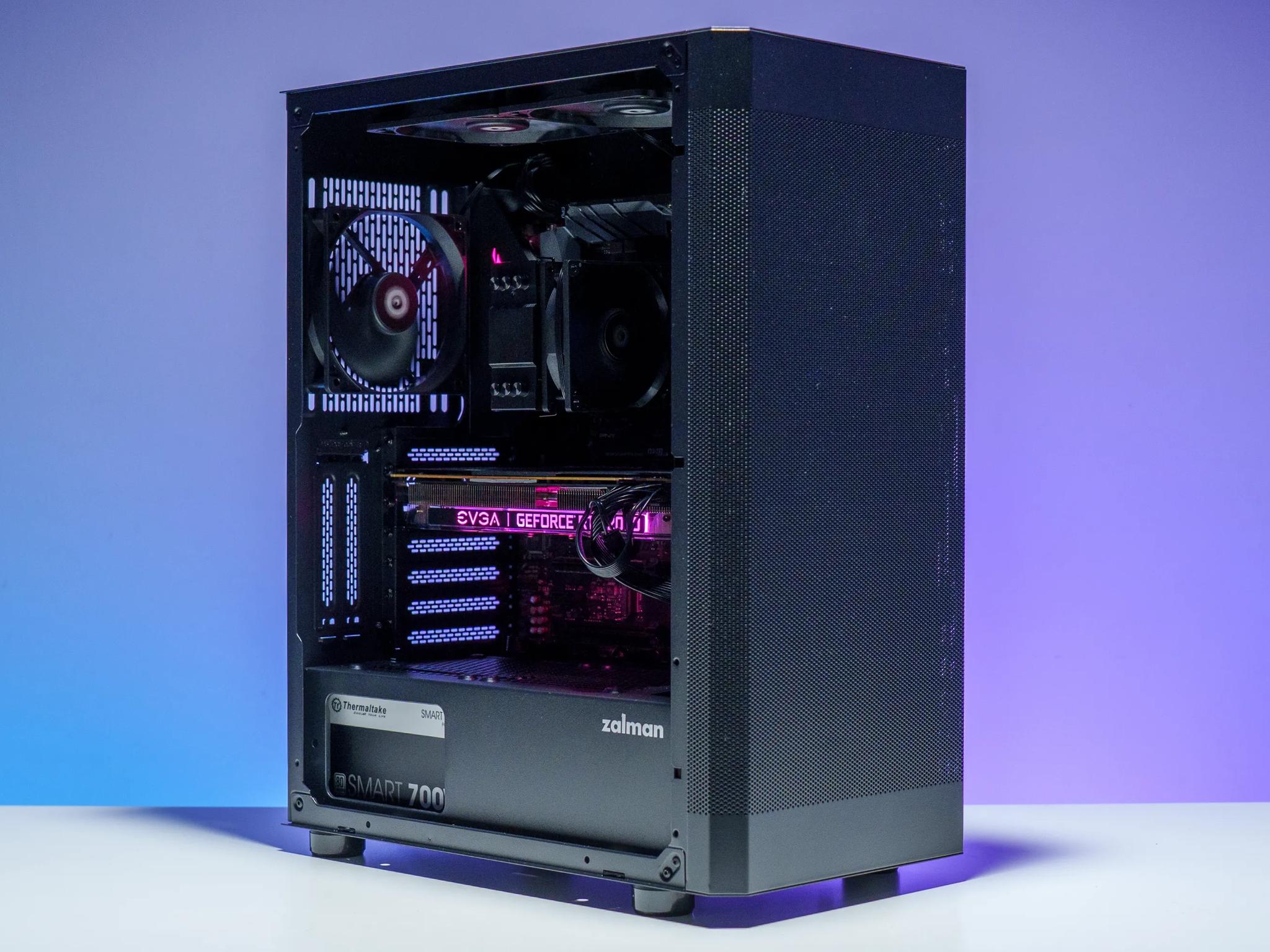 All Black Budget Gaming PC | RTX 2070 | Ryzen 5 5500 | 16GB DDR4 | 1TB m.2