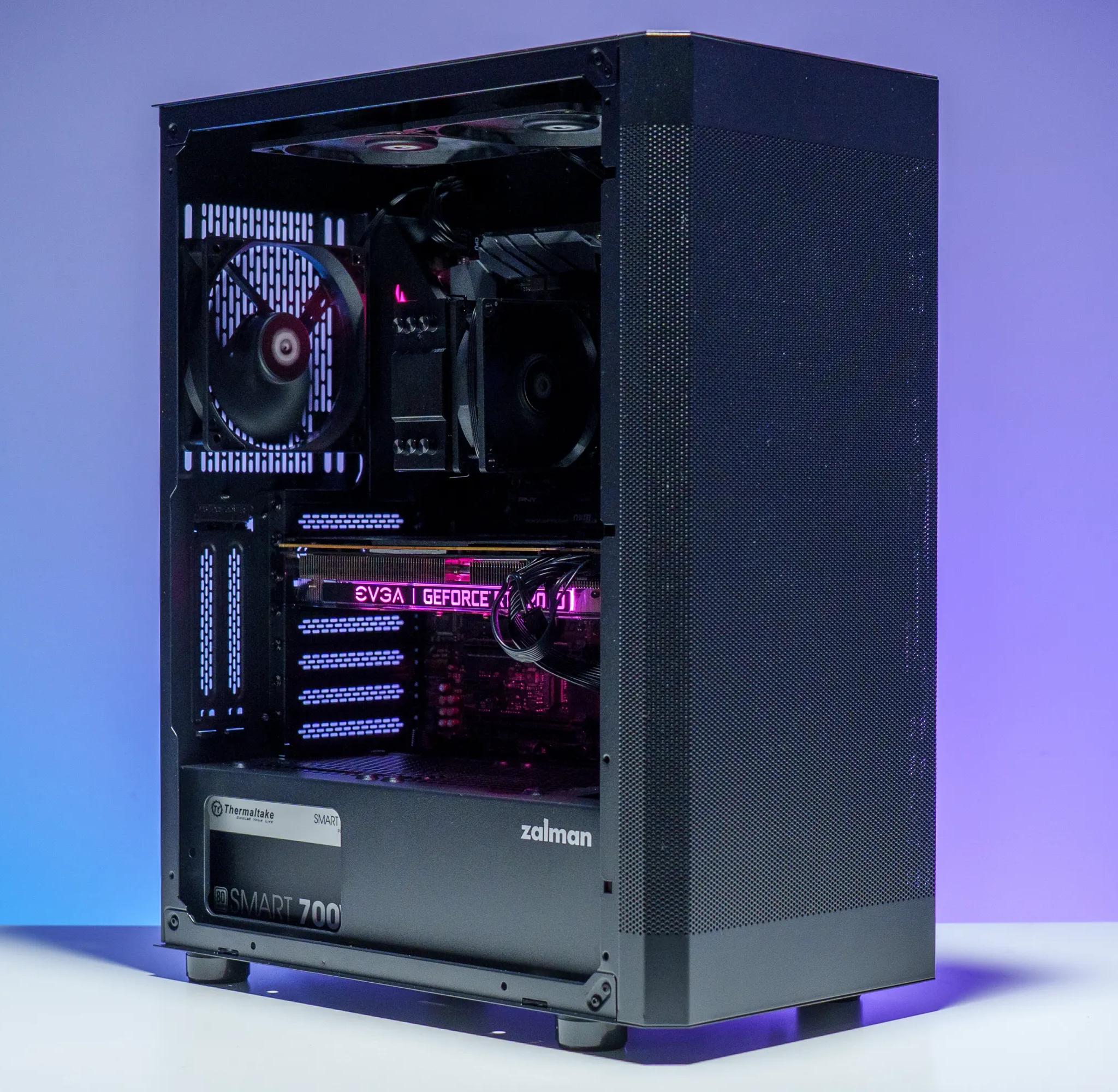All Black Budget Gaming PC | RTX 2070 | Ryzen 5 5500 | 16GB DDR4 | 1TB m.2