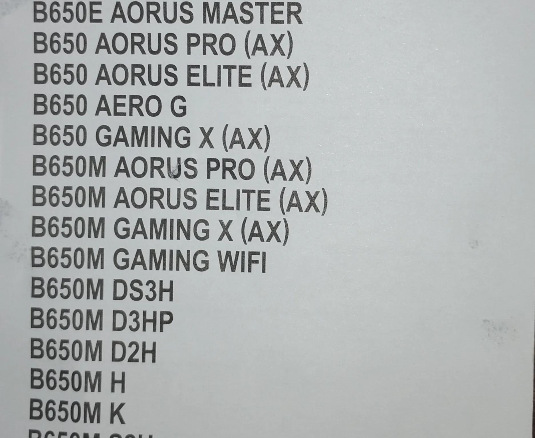 GIGABYTE B650M AORUS Elite AX