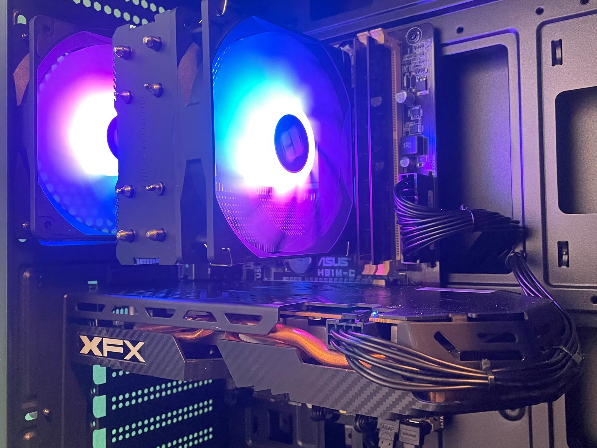 INFINITY Illusion Gaming PC | Intel i5 / Amd RX580 / 8GB / 600GB Win 10 Pro WiFi