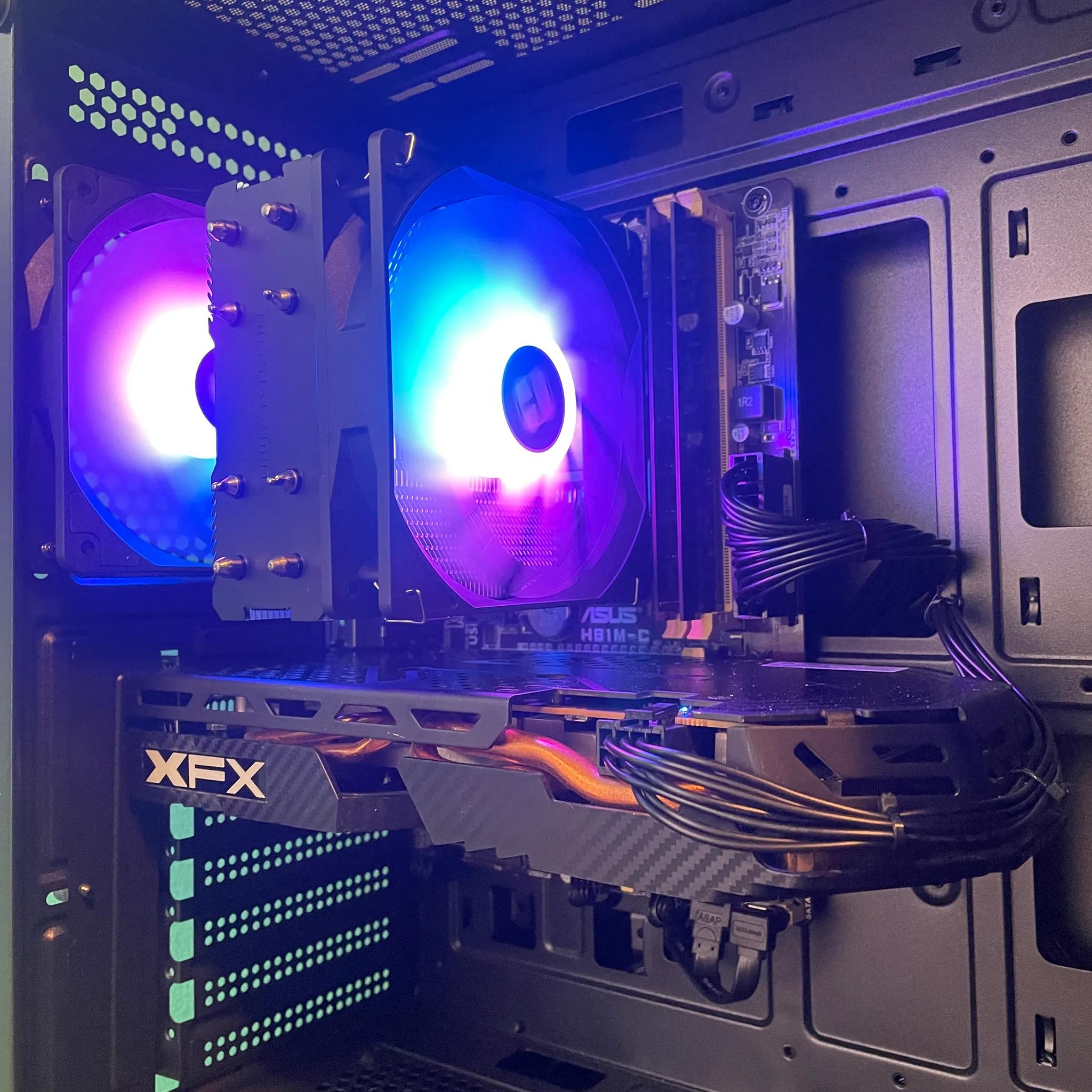 INFINITY Illusion Gaming PC | Intel i5 / Amd RX580 / 8GB / 600GB Win 10 Pro WiFi