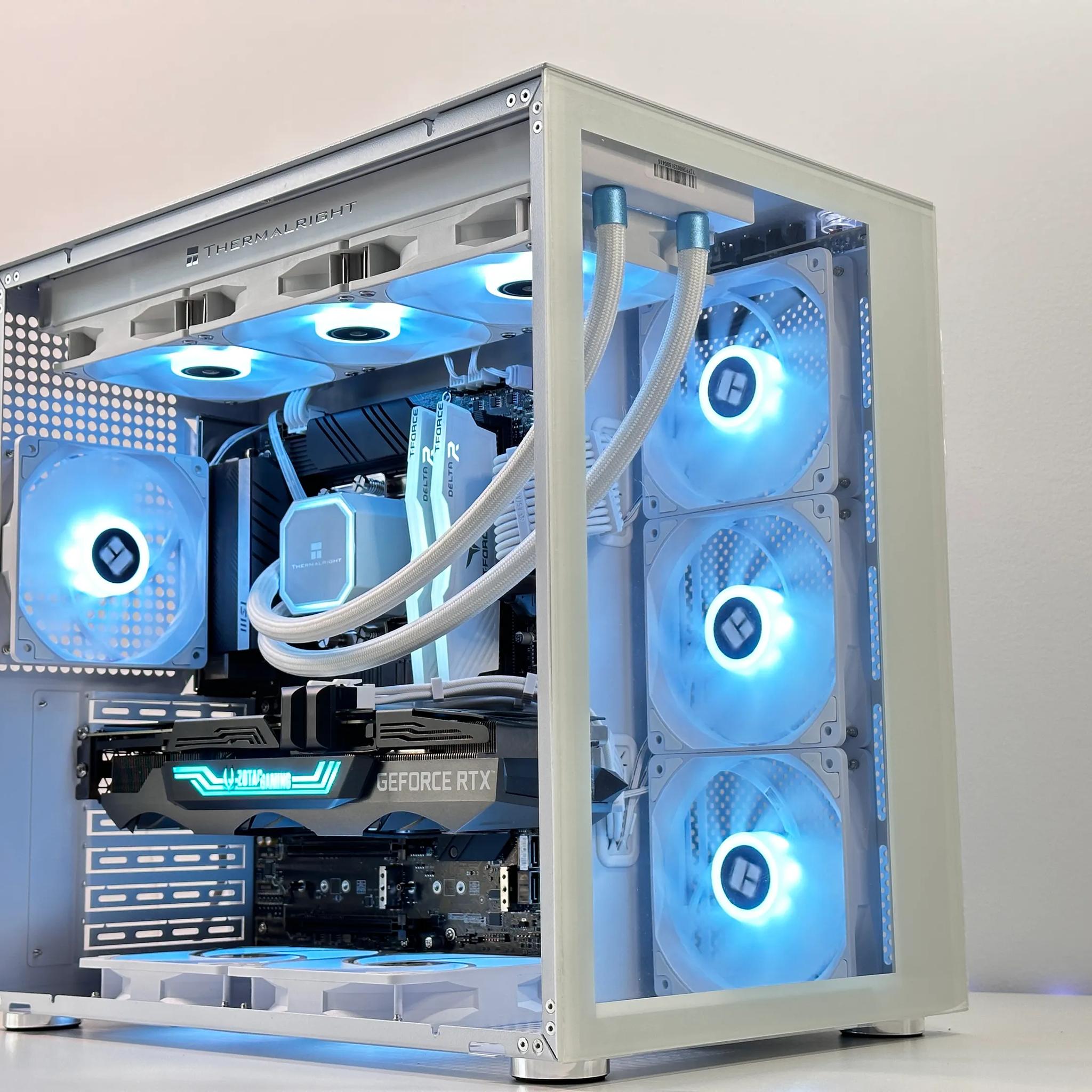 🫗4k Liquid Cooled Gaming PC🫗 Nvidia RTX 3080 10GB❄️Intel 12600k 10Cores❄️32GB DDR4❄️1TB NVME