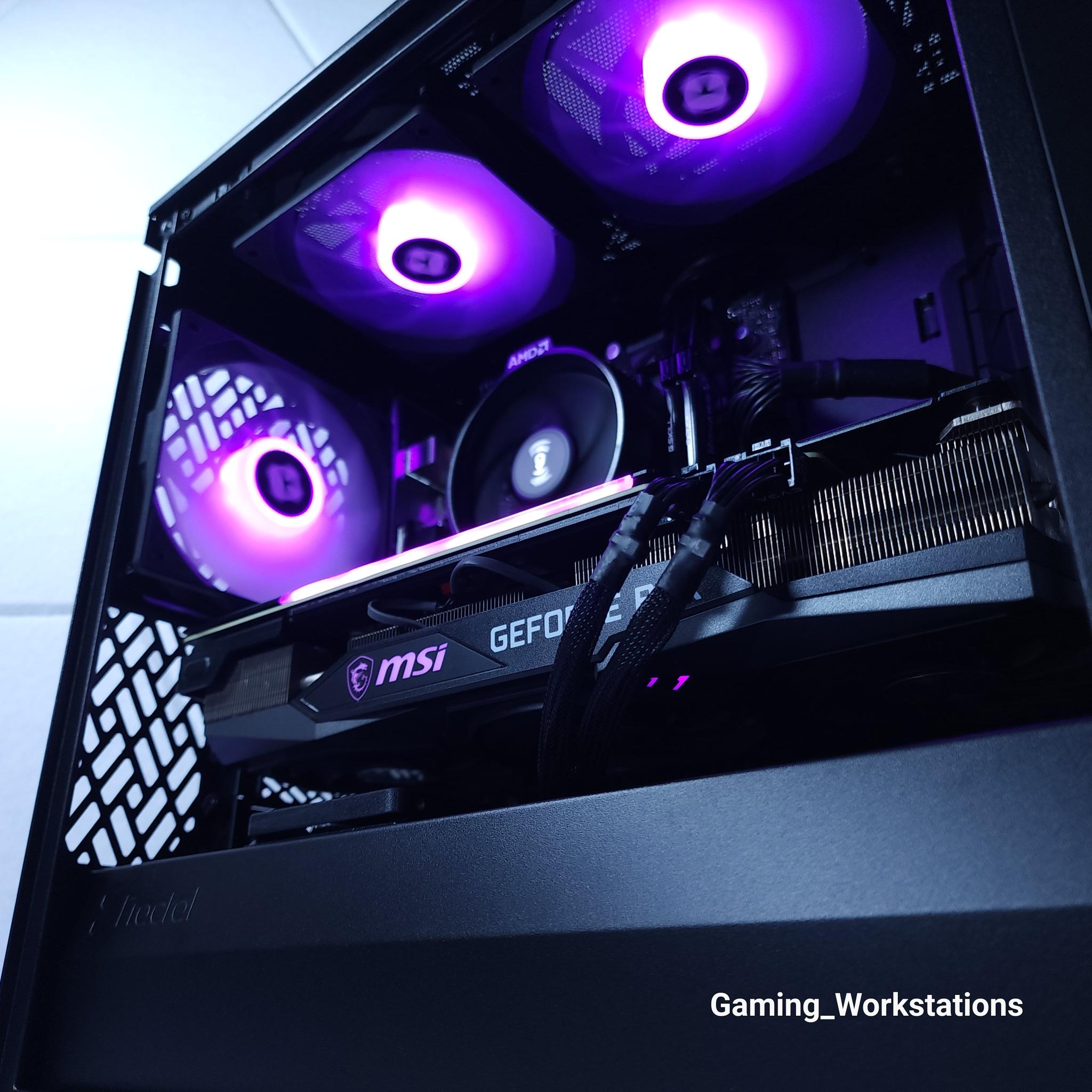 💜🖤RTX 3070 || Ryzen 5 5600GT || 1.5TB SSD* || 16GB 3200MHz DDR4 || 1080p/1440p Gaming Computer
