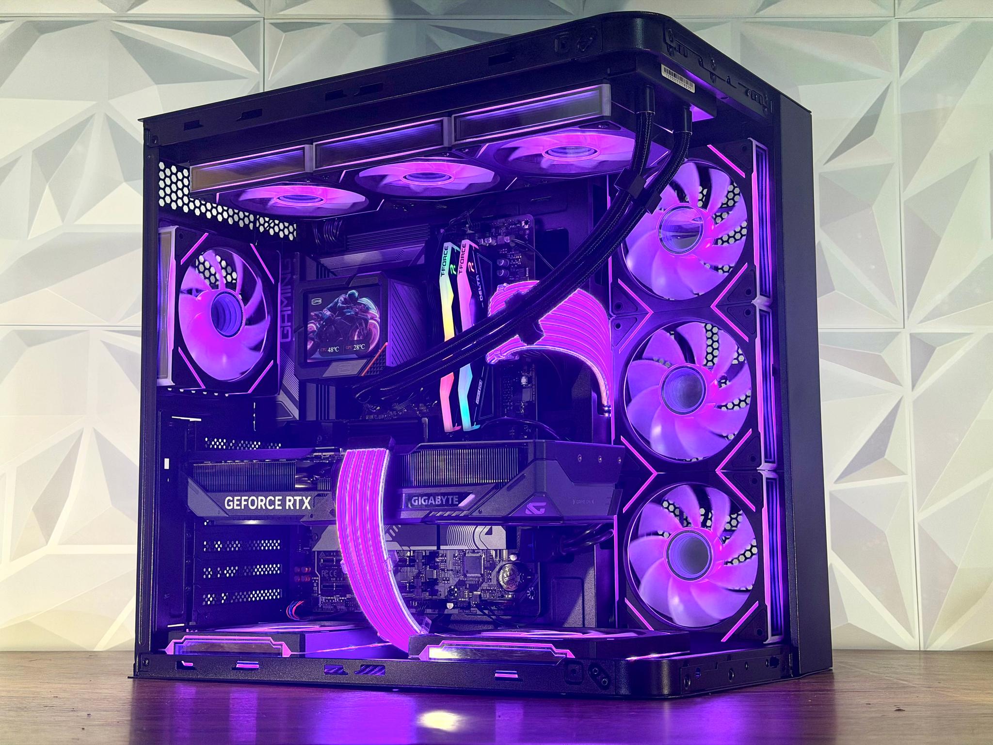 ⚡ Ryzen 7 7700X | RTX 5070 OC | DDR5 | 1TB NVMe | LCD AIO | Windows 11 Pro ⚡ “ROSEFIRE ELITE” PC