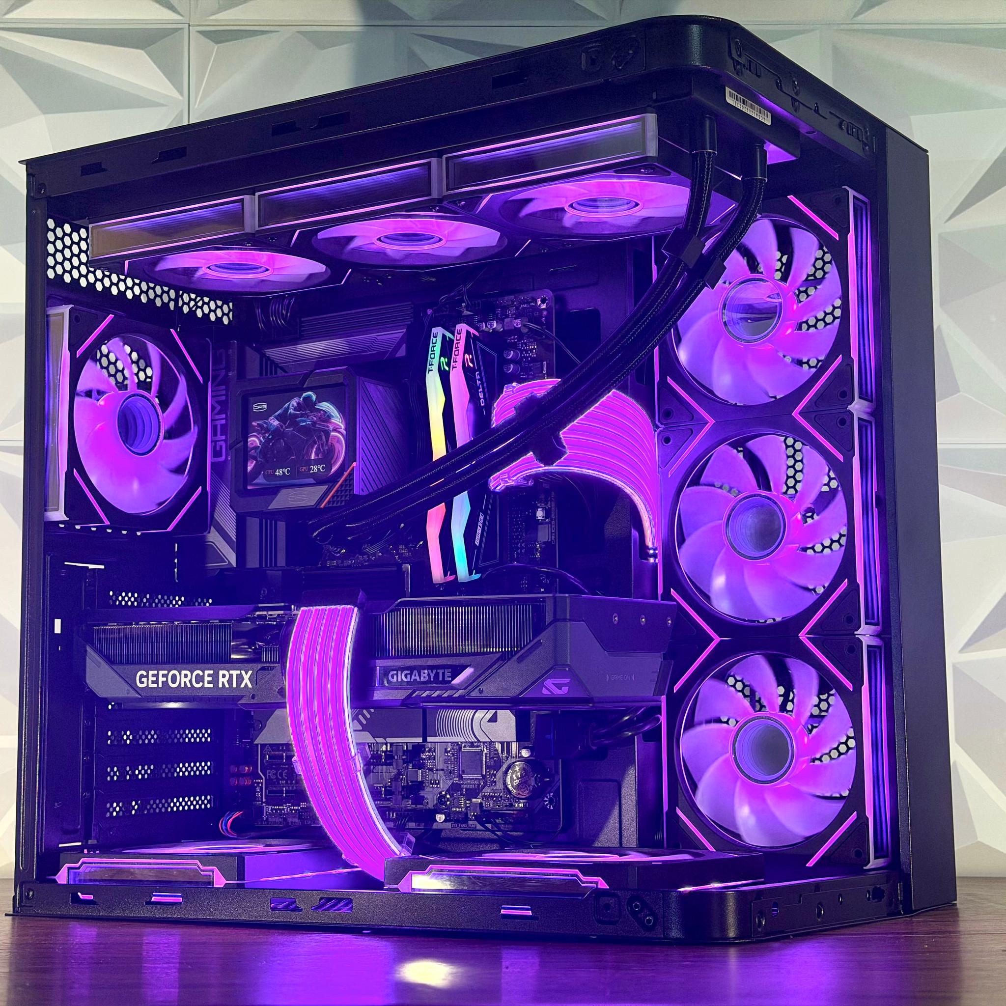 ⚡ Ryzen 7 7700X | RTX 5070 OC | DDR5 | 1TB NVMe | LCD AIO | Windows 11 Pro ⚡ “ROSEFIRE ELITE” PC