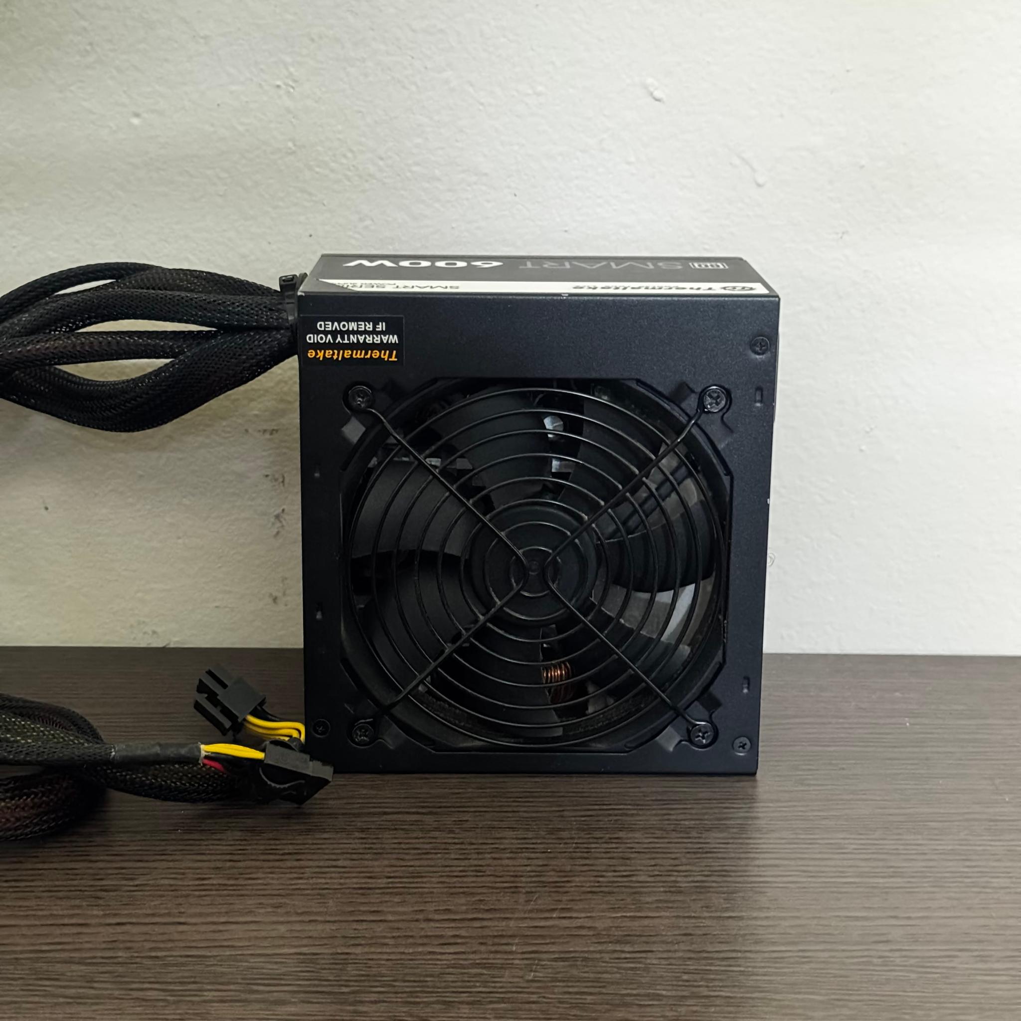 Thermaltake SMART 600W ATX Power Supply 80 PLUS