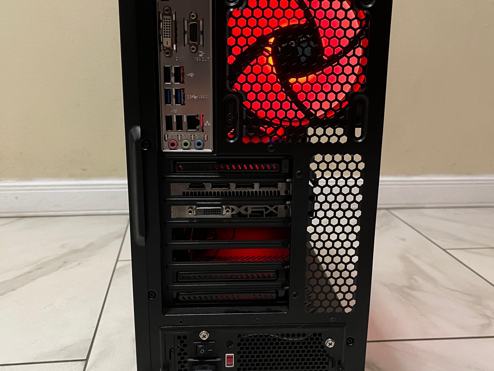🟢🔥 Budget Gaming PC – RGB Case w/ Remote - Intel i5-4440, AMD RX 580, 1 TB Storage & 12 GB RAM 🖥️🔵