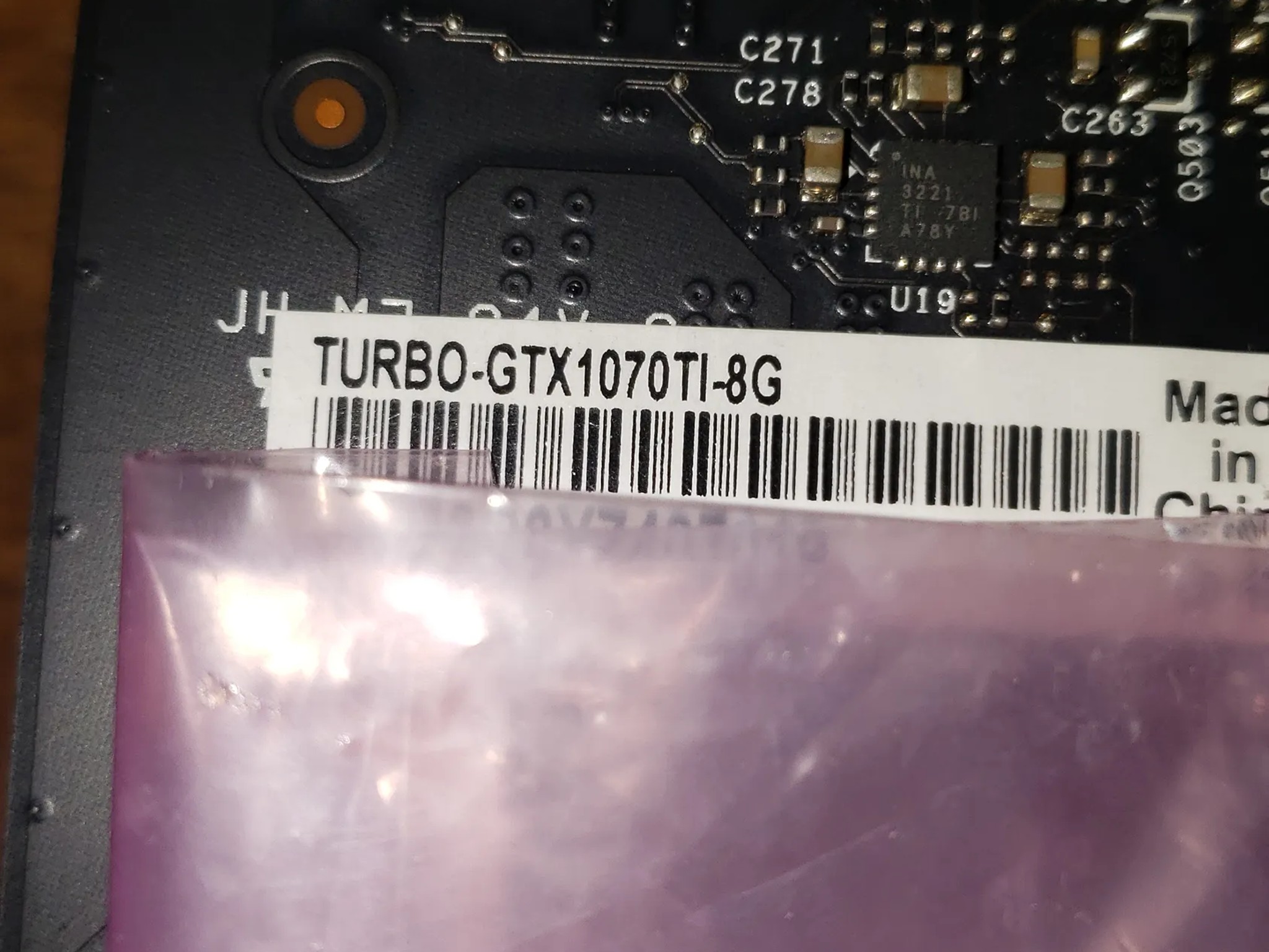 Asus Turbo GTX 1070 Ti 8G