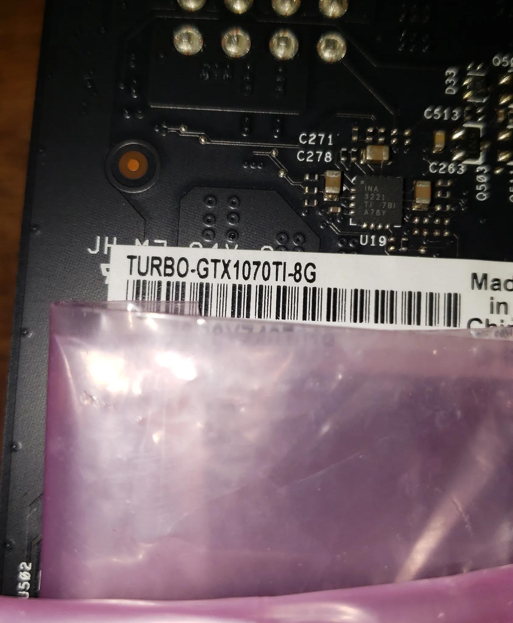 Asus Turbo GTX 1070 Ti 8G