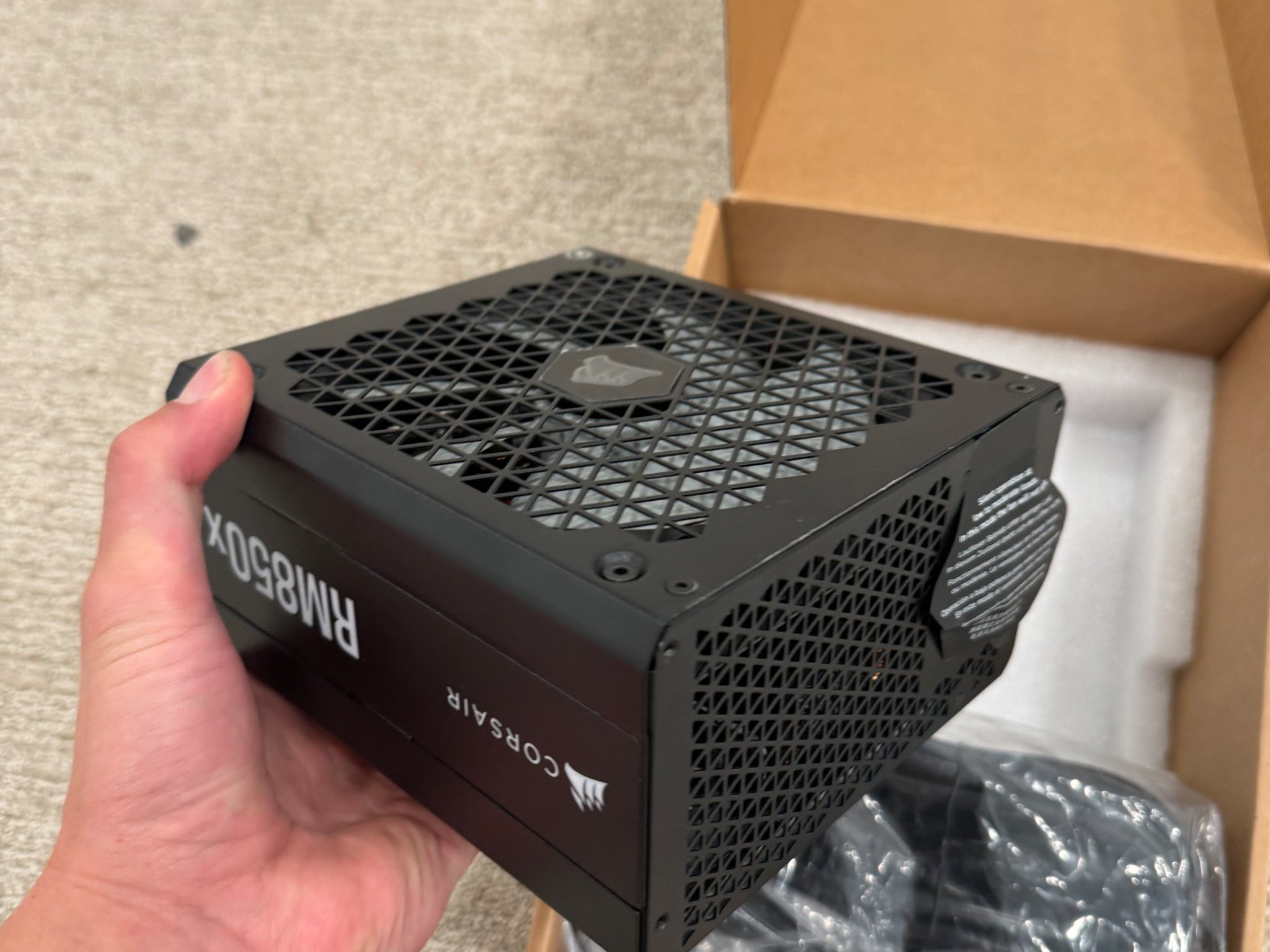 RM850X fully modular PSU