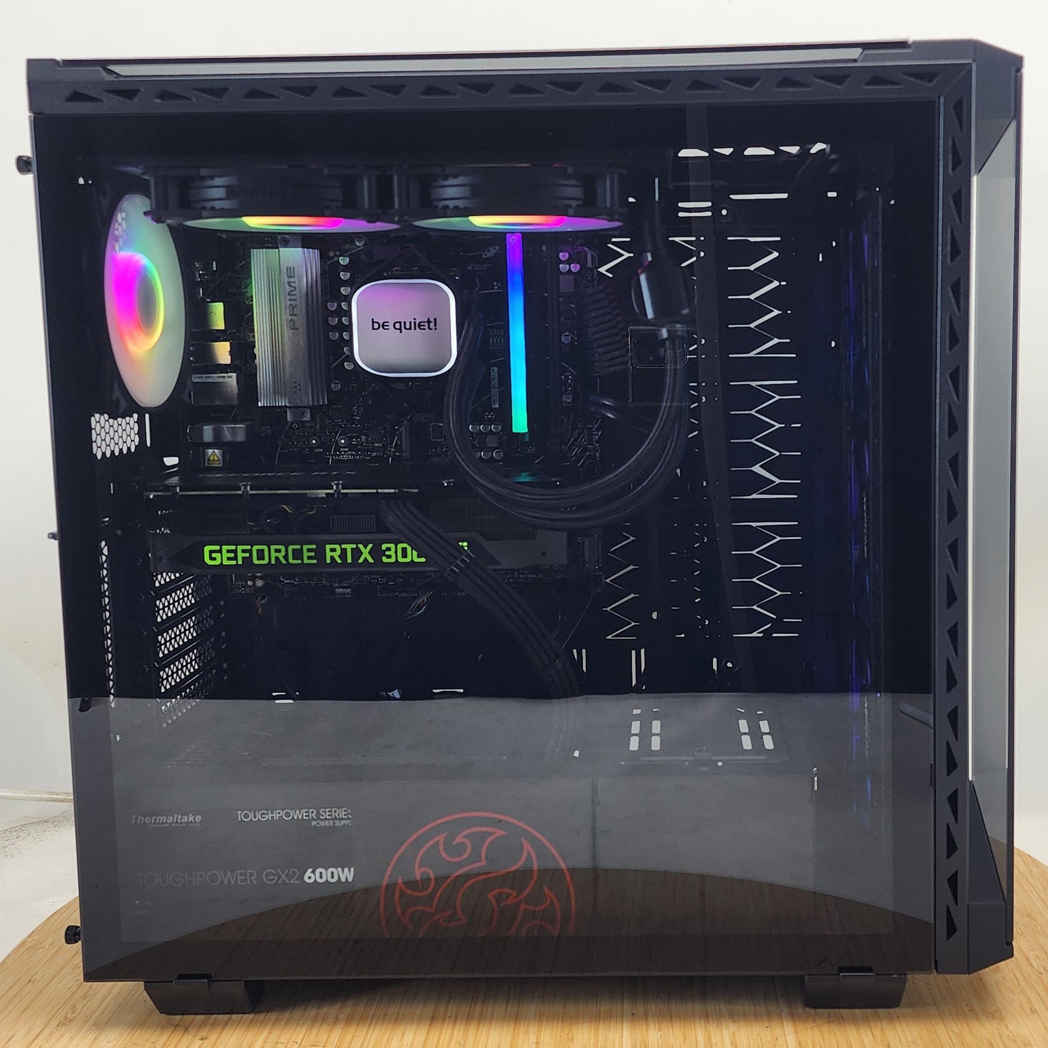 Gaming PC Ryzen 5 7600X 16GB RAM 500GB SSD RTX 3060 Ti 8GB Windows 11 Computer