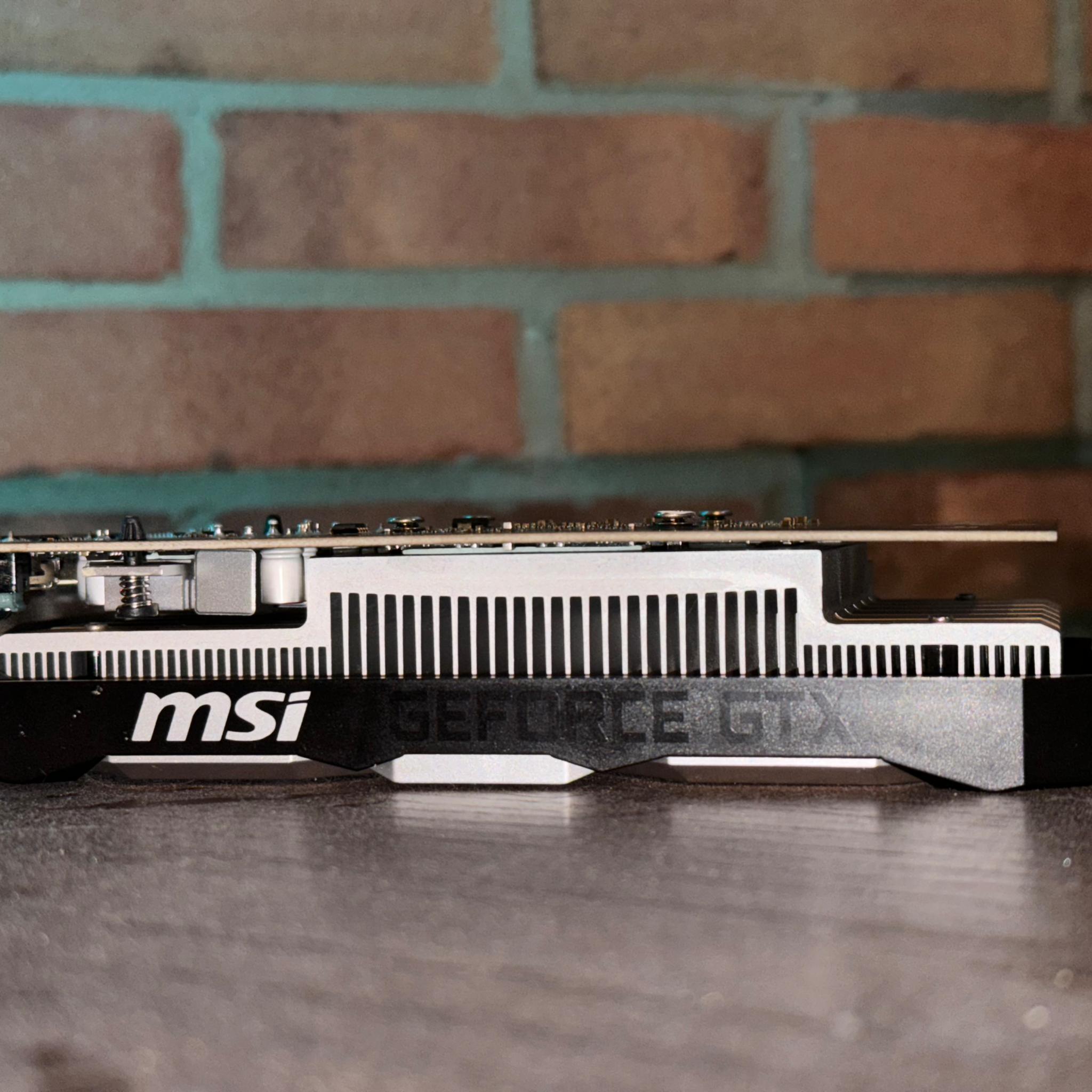 NVIDIA GEFORCE GTX 1650 | MSI VENTUS XS 4GB OC (NO EXTERNAL POWER REQUIRED)