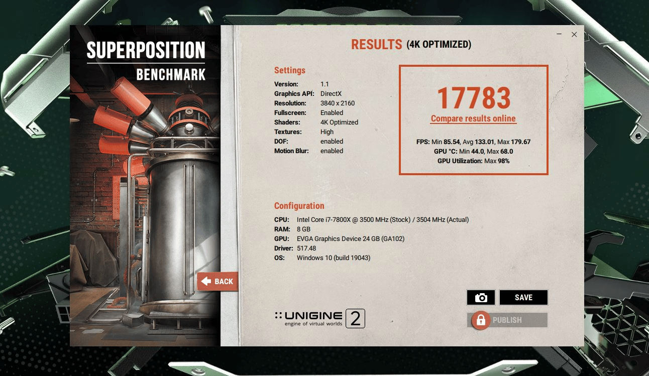 EVGA NVIDIA GeForce RTX 3090 Ti FTW3 Ultra PX1 24GB GDDR6X PCIe 4.0 x16 Desktop GPU 24G-P5-4985-KR