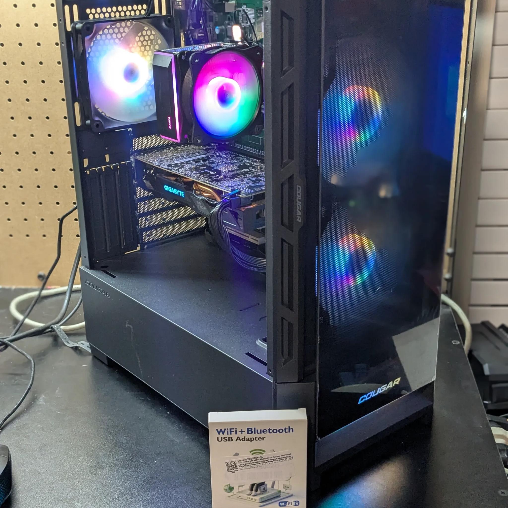 Marvel Rivals Ready | Xeon (same as i7) , 16GB RAM, RX 480 8GB, 480GB SSD, Win10, RGB, Wifi