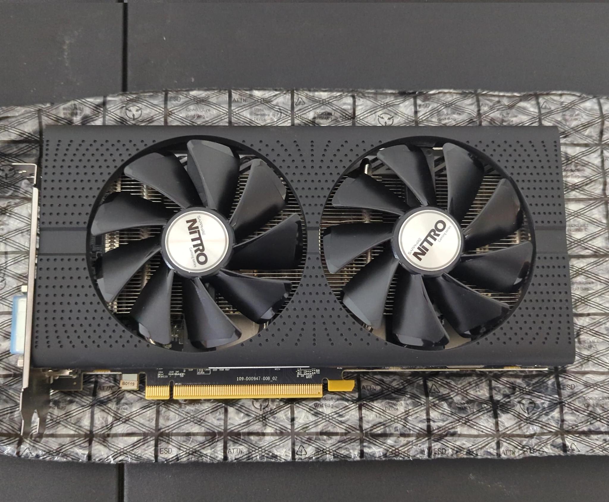 Sapphire Radeon NITRO+ RX 480 8GB in great condition with original box!
