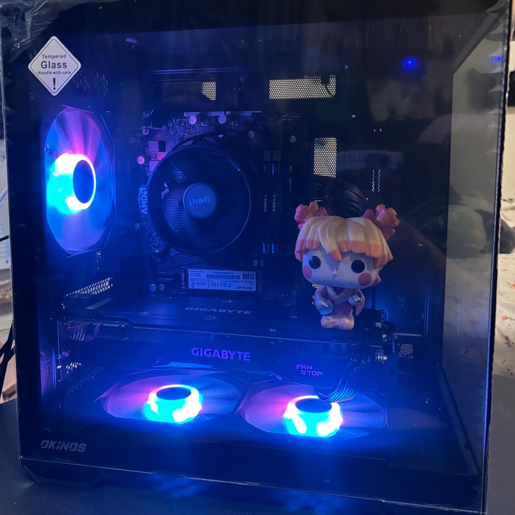 “Perfect All Black Gaming PC"| GTX 1070 8GB | Plug And Play Ready|